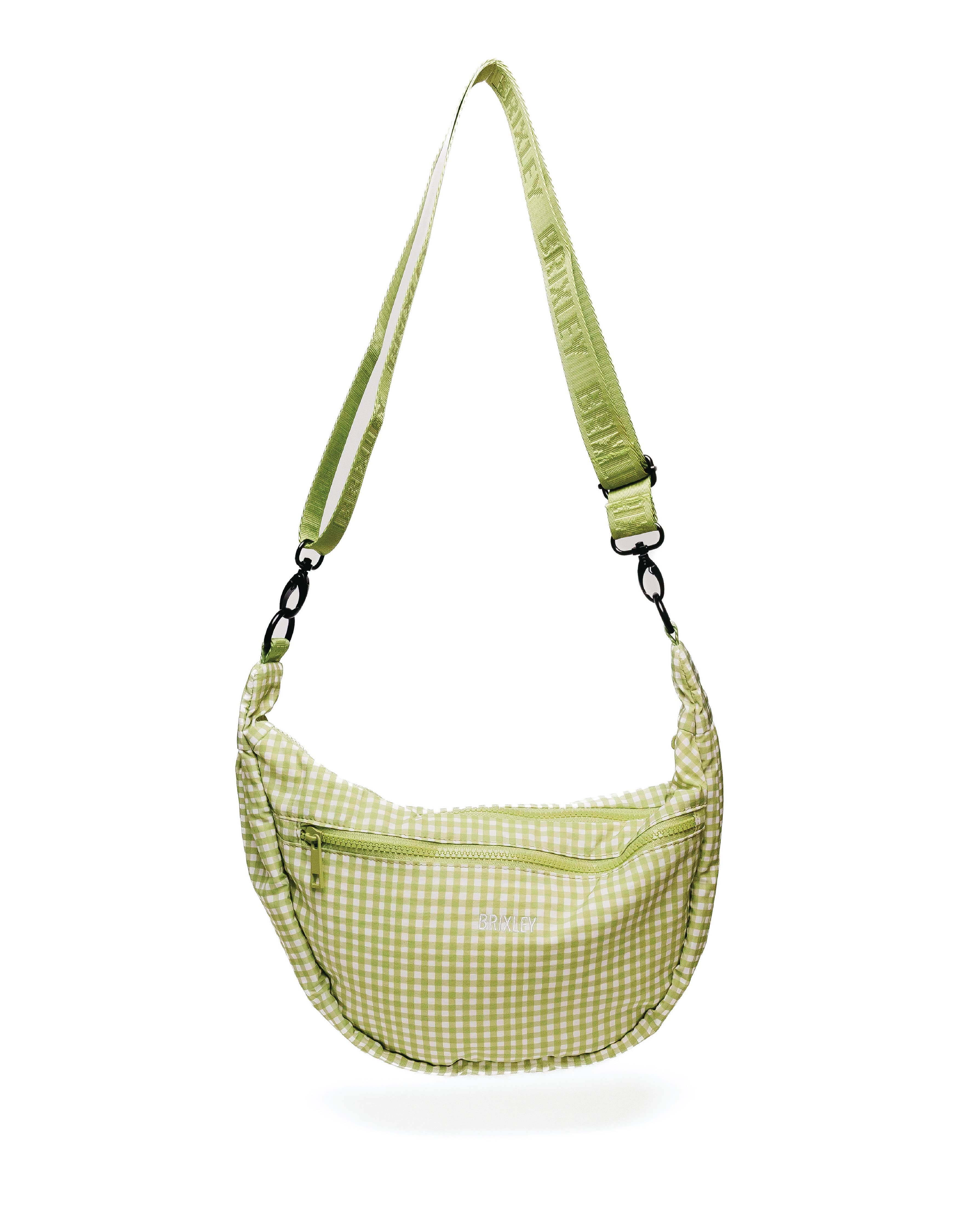 Picnic Plaid Crescent Bag