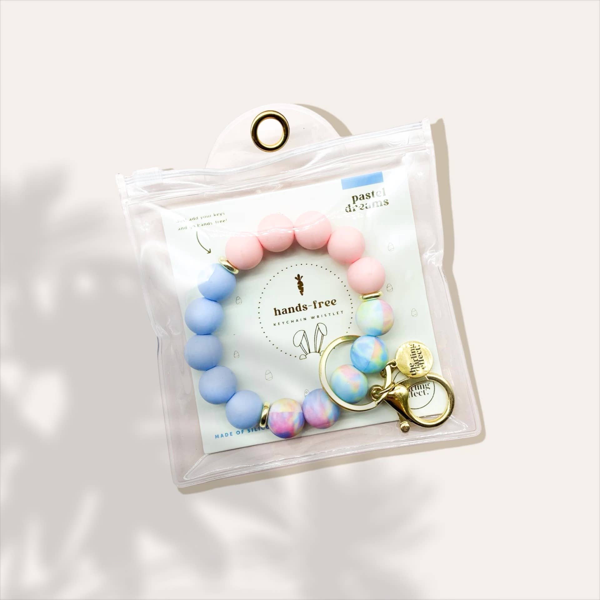Hands-Free Keychain Wristlet - Pastel Dreams