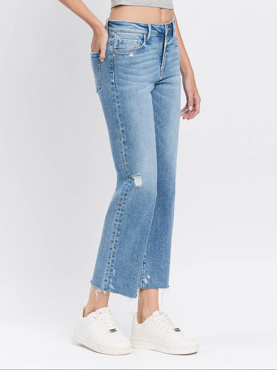 HIGH RISE ANKLE STRAIGHT