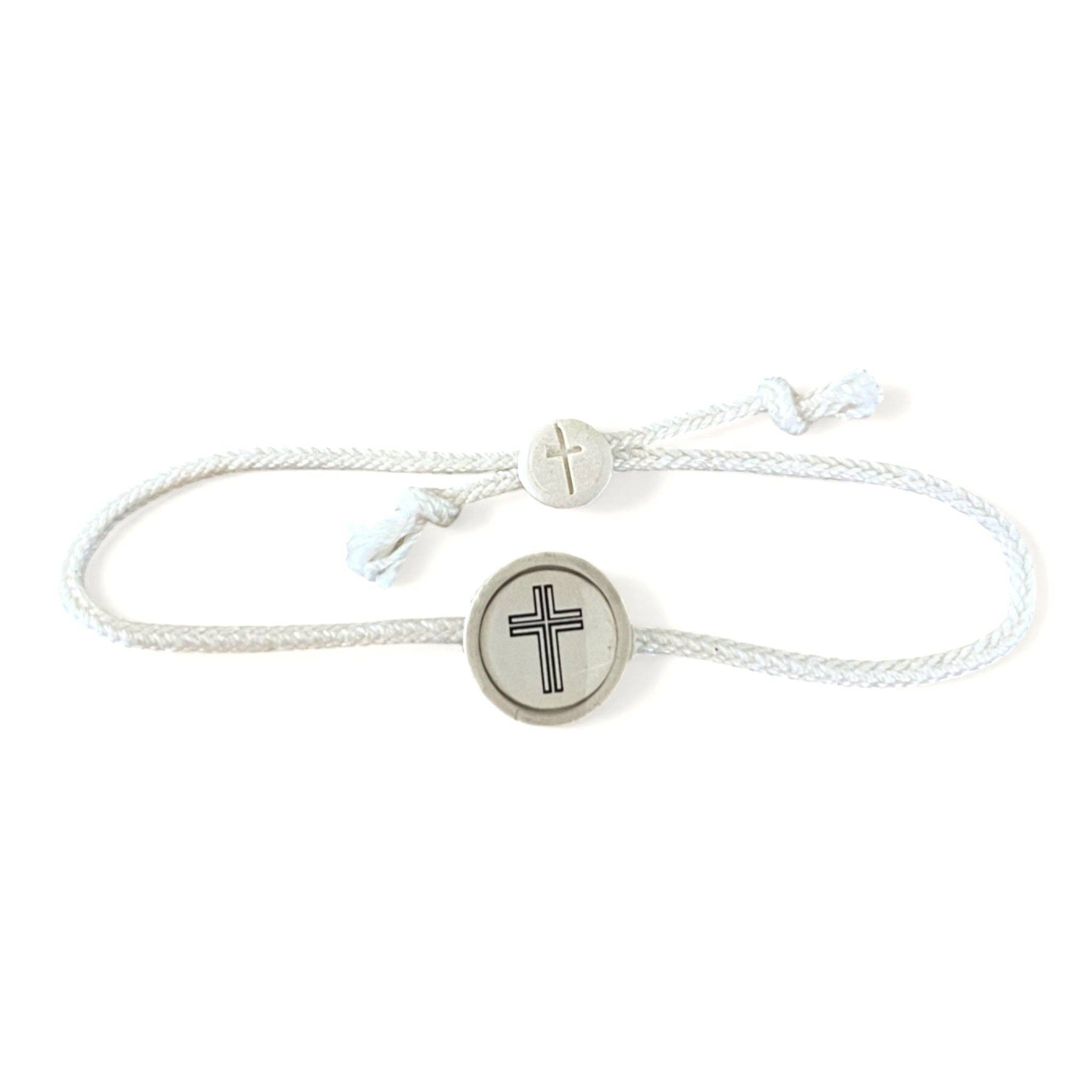 Tap To Pray® Survivor Series Bracelet: Vanilla + Cross