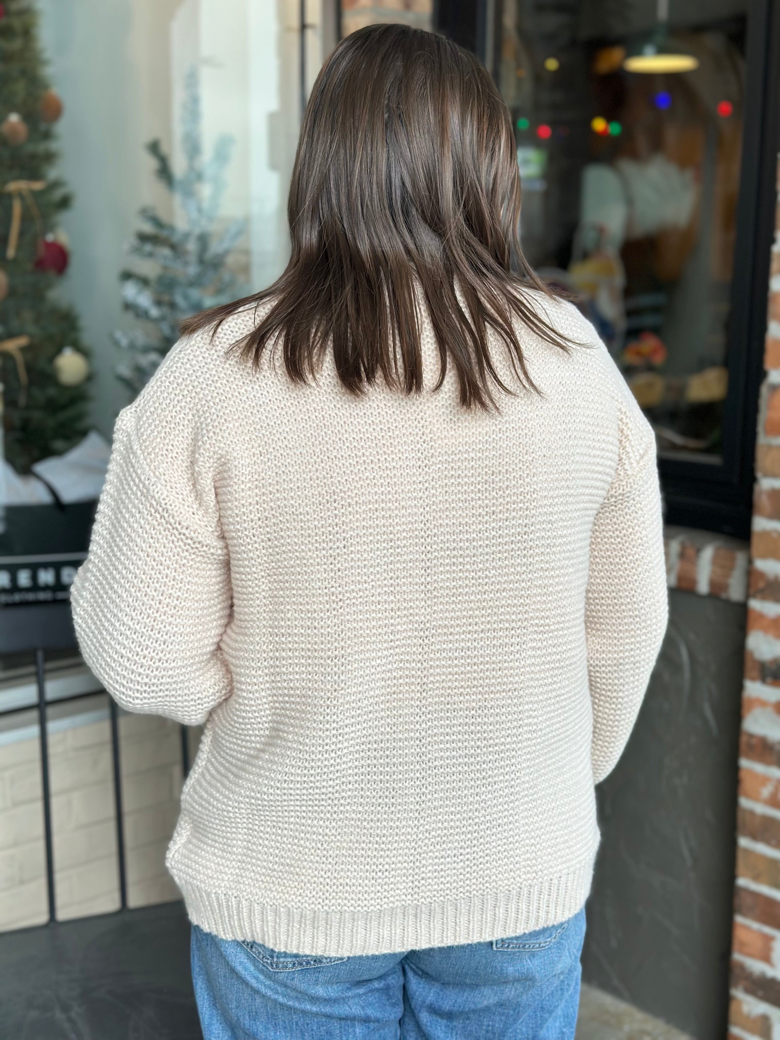 Champagne Chunky Sweater - FINAL SALE