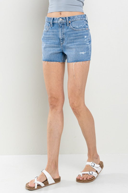 Light Vintage High Rise Shorts