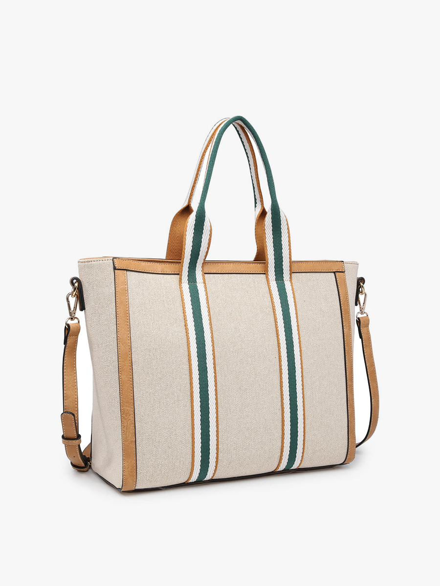 Brown Haley Canvas Tote