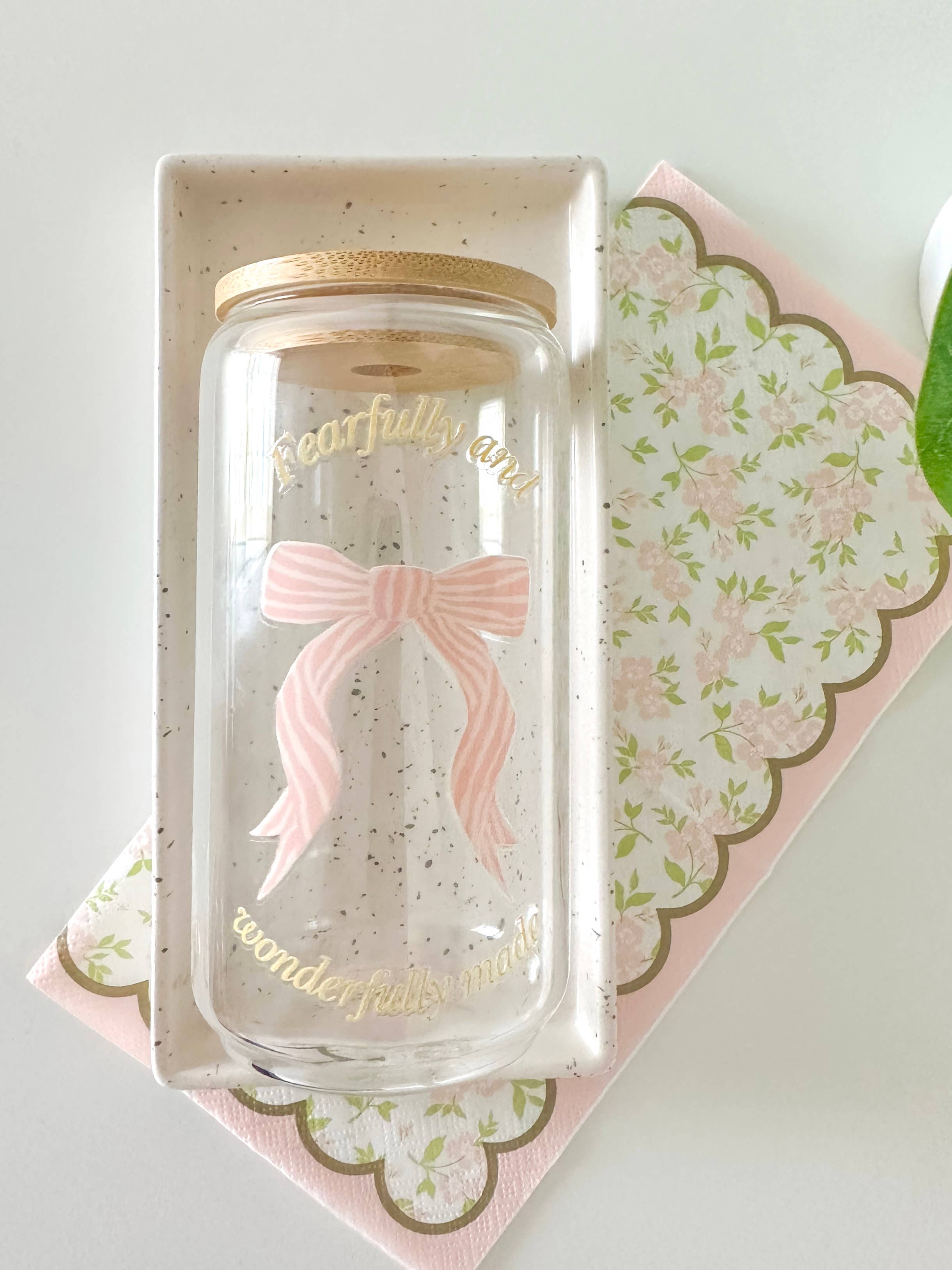 Fearfully and Wonderfully Bow Cup - FINAL SALE