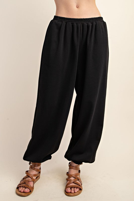 Black Relaxed Sweatpants - FINAL SALE