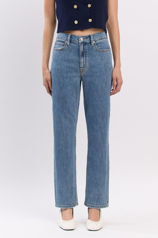 Olsen Super High Rise Classic Straight - Armored Heart
