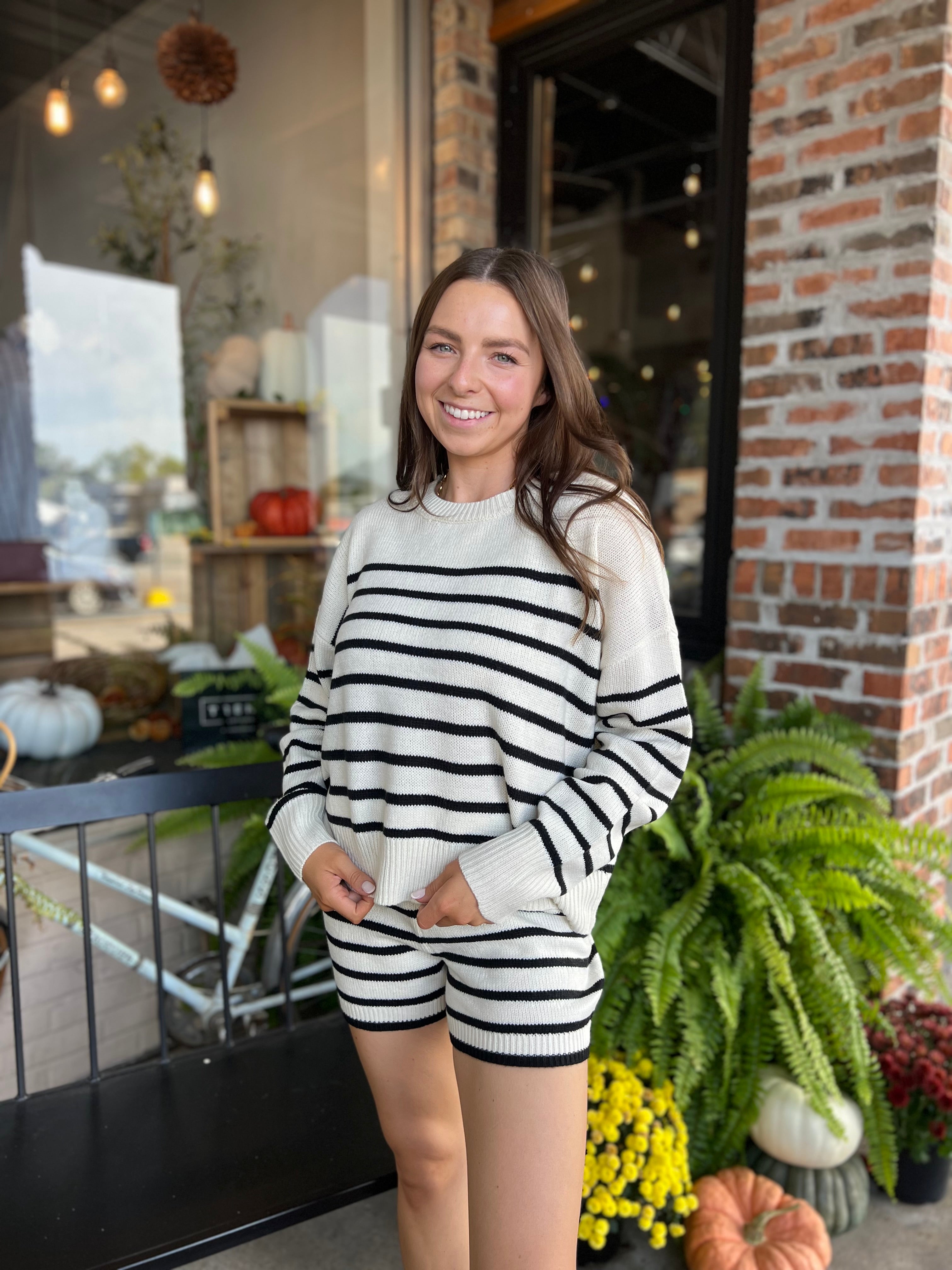 Black Stripe Sweater