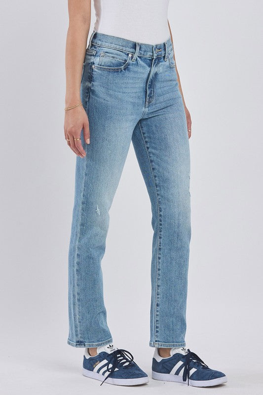 Luna High Rise Slim Straight