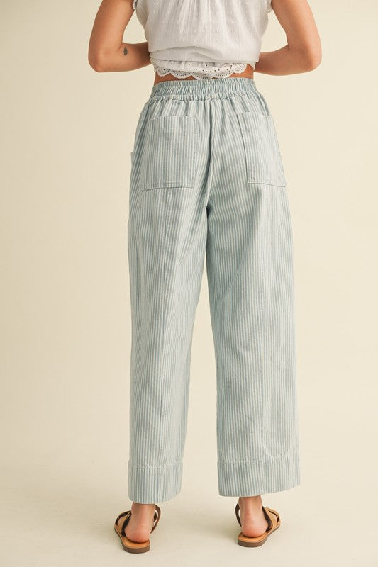 Light Blue Stripe Pants