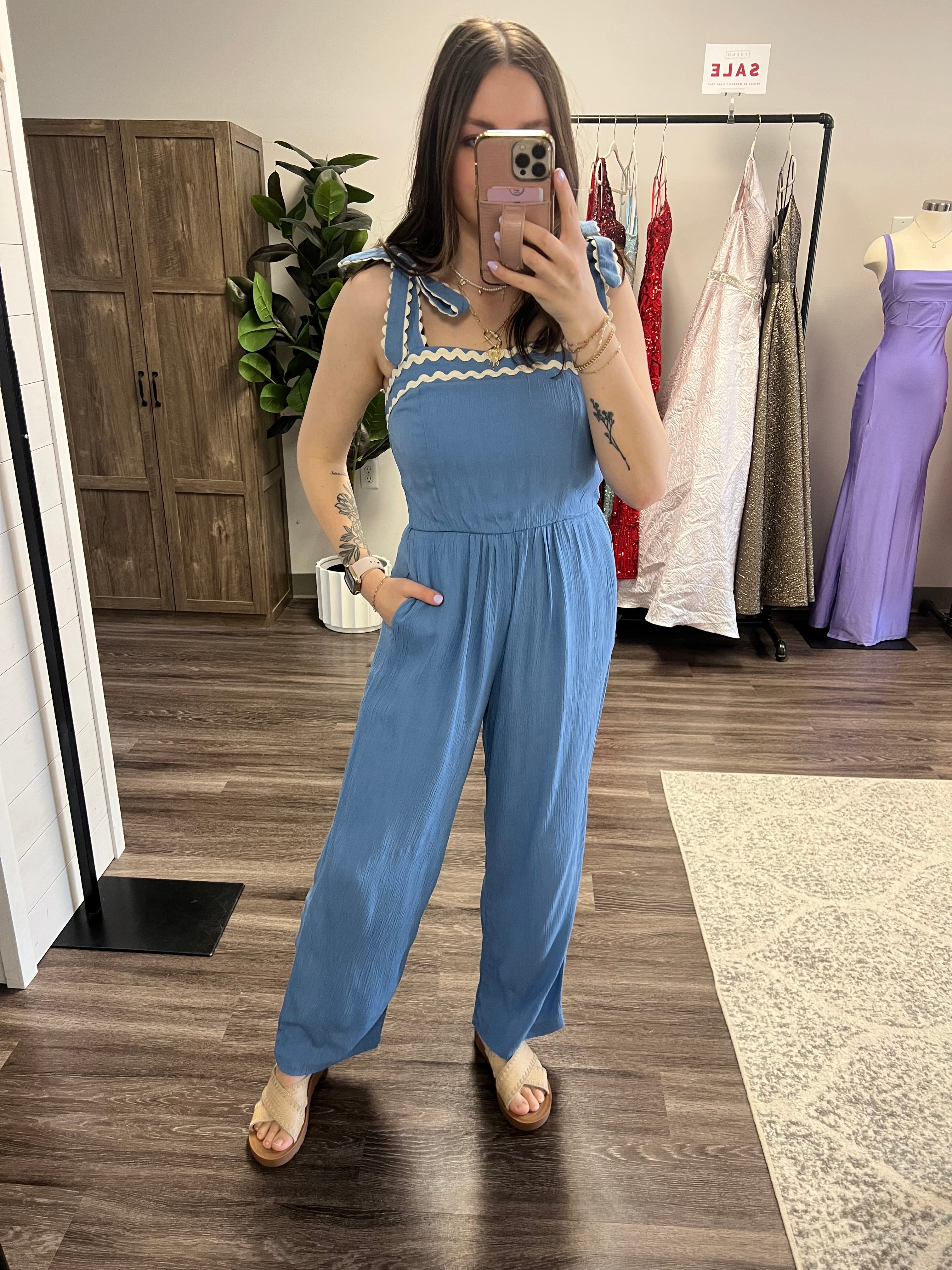 Chambray Bohemian Dream Jumpsuit