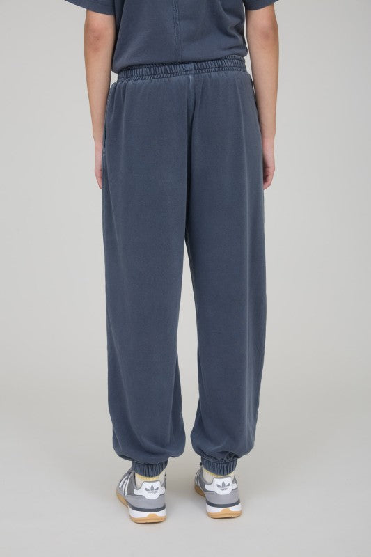Navy Washed Drawstring Joggers