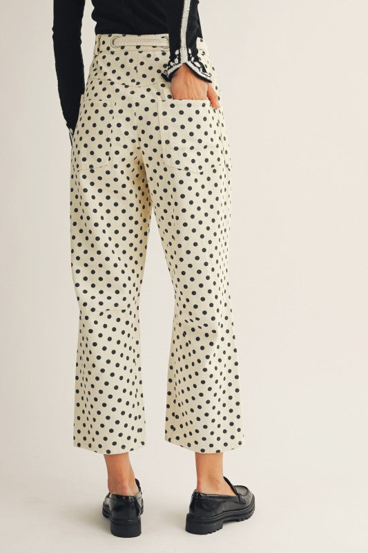 Ivory Polka Dot Pants - FINAL SALE