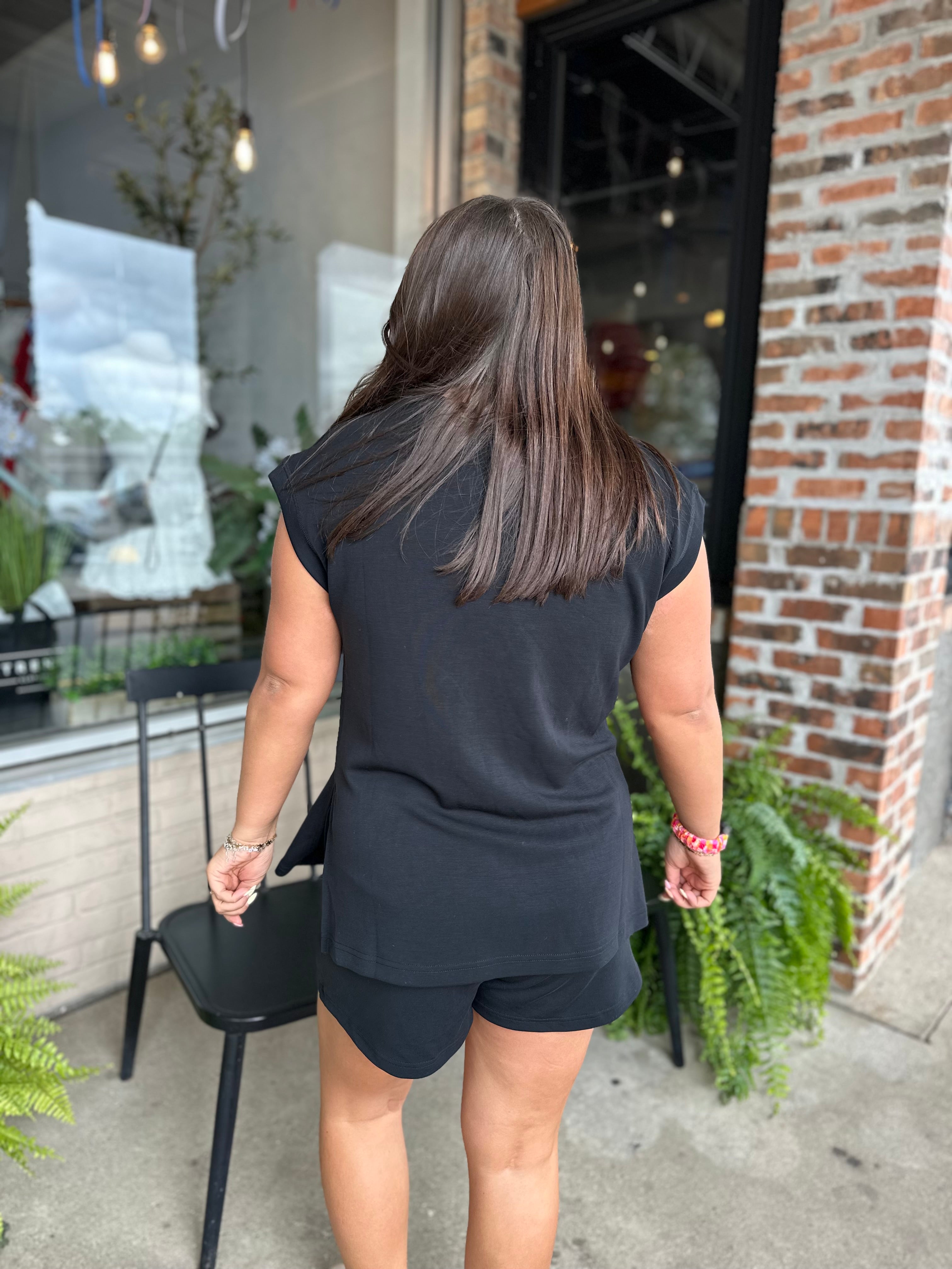 Black Laguna Shorts