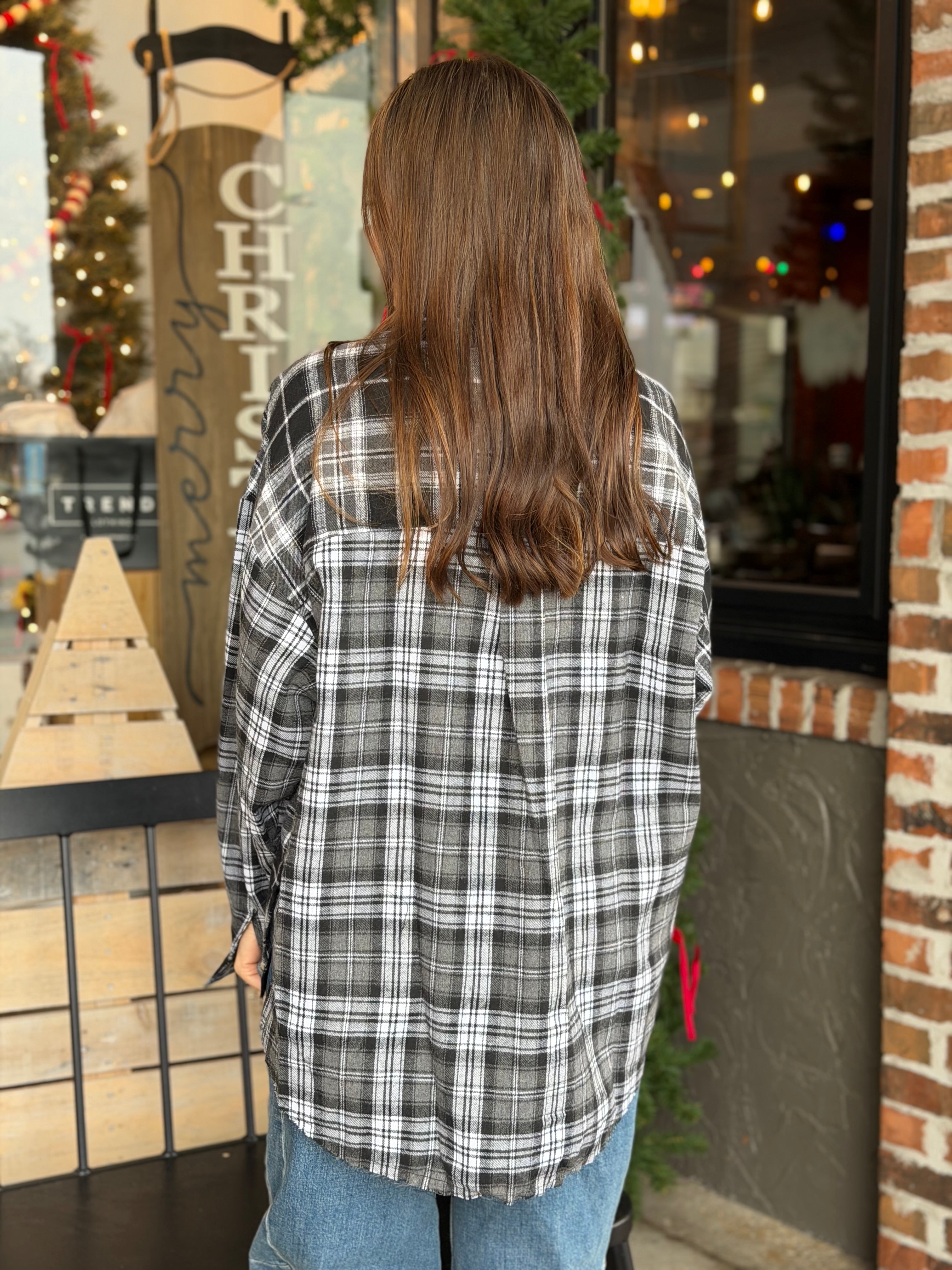 Black Flannel Shirt