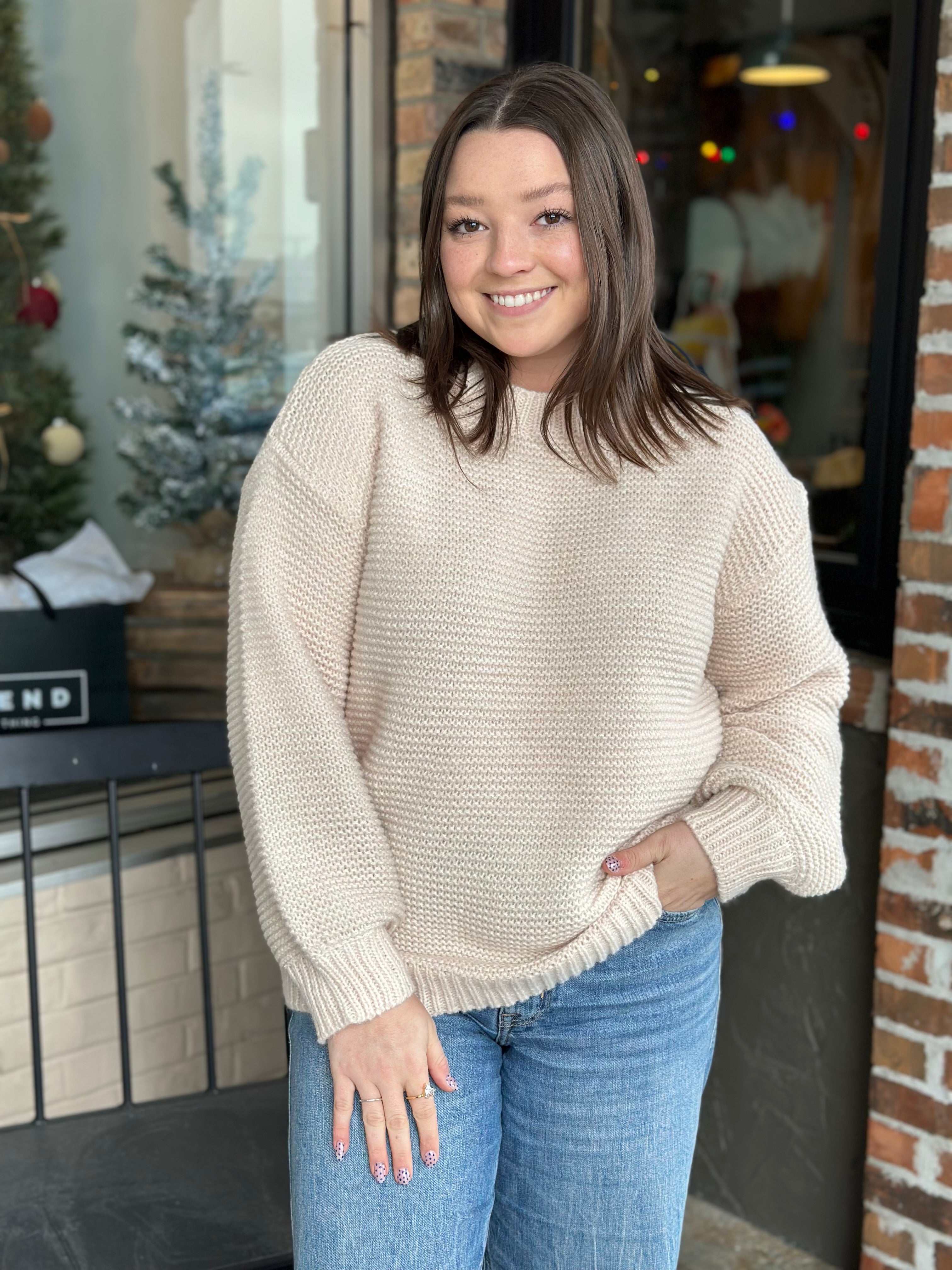 Champagne Chunky Sweater