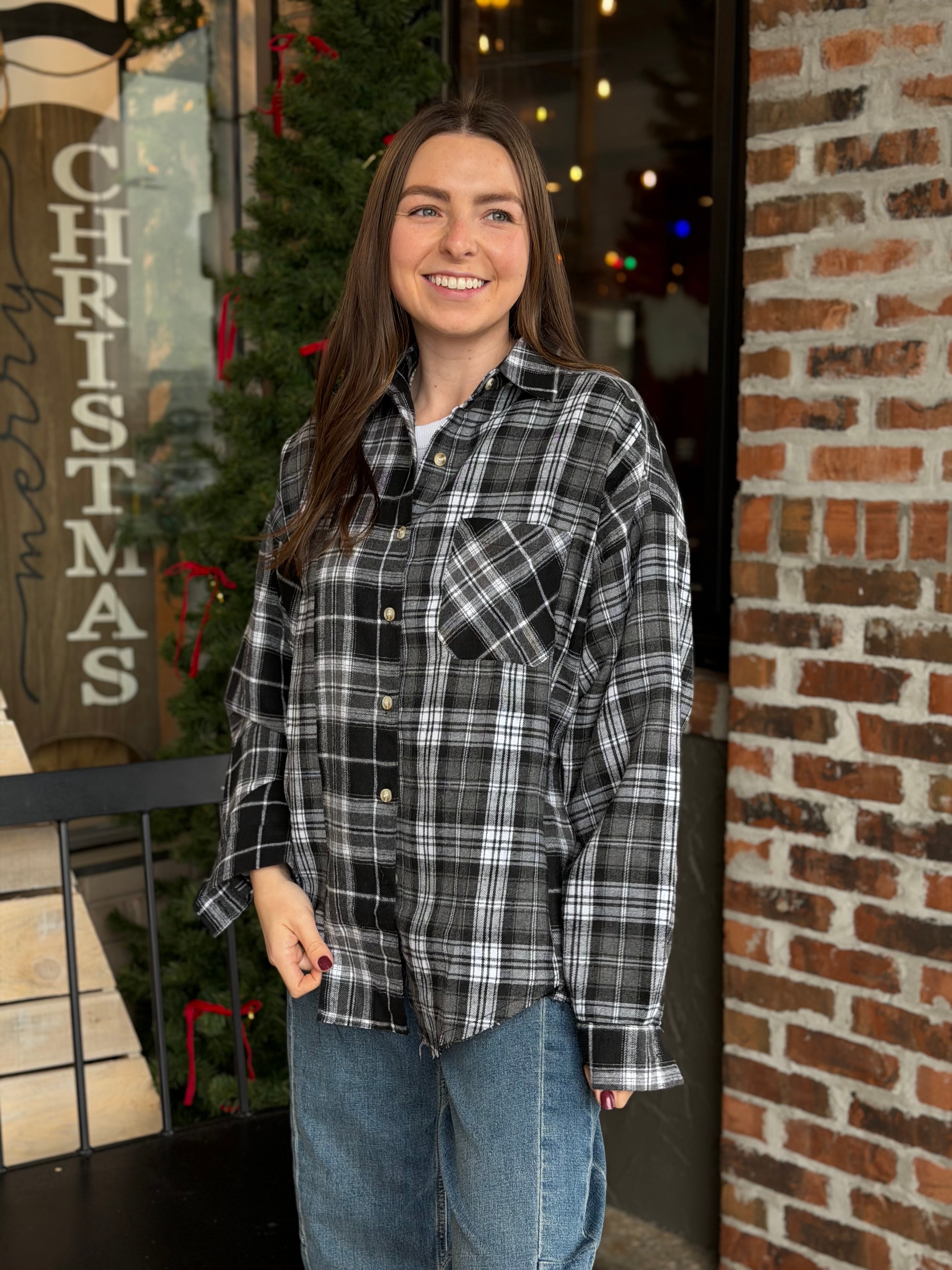 Black Flannel Shirt