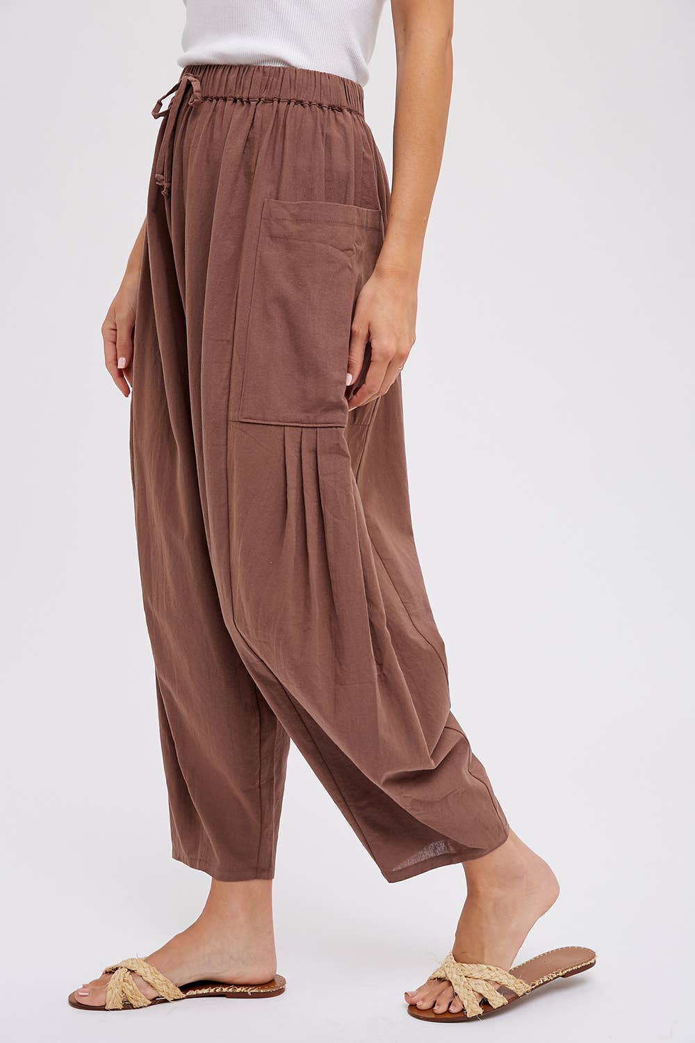 MOCHA HAREM PANTS