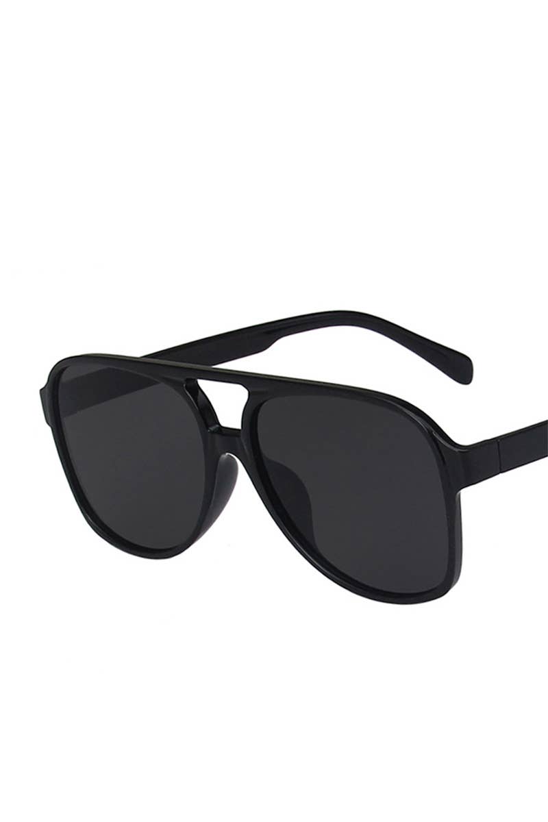 Black Aviator Sunglasses