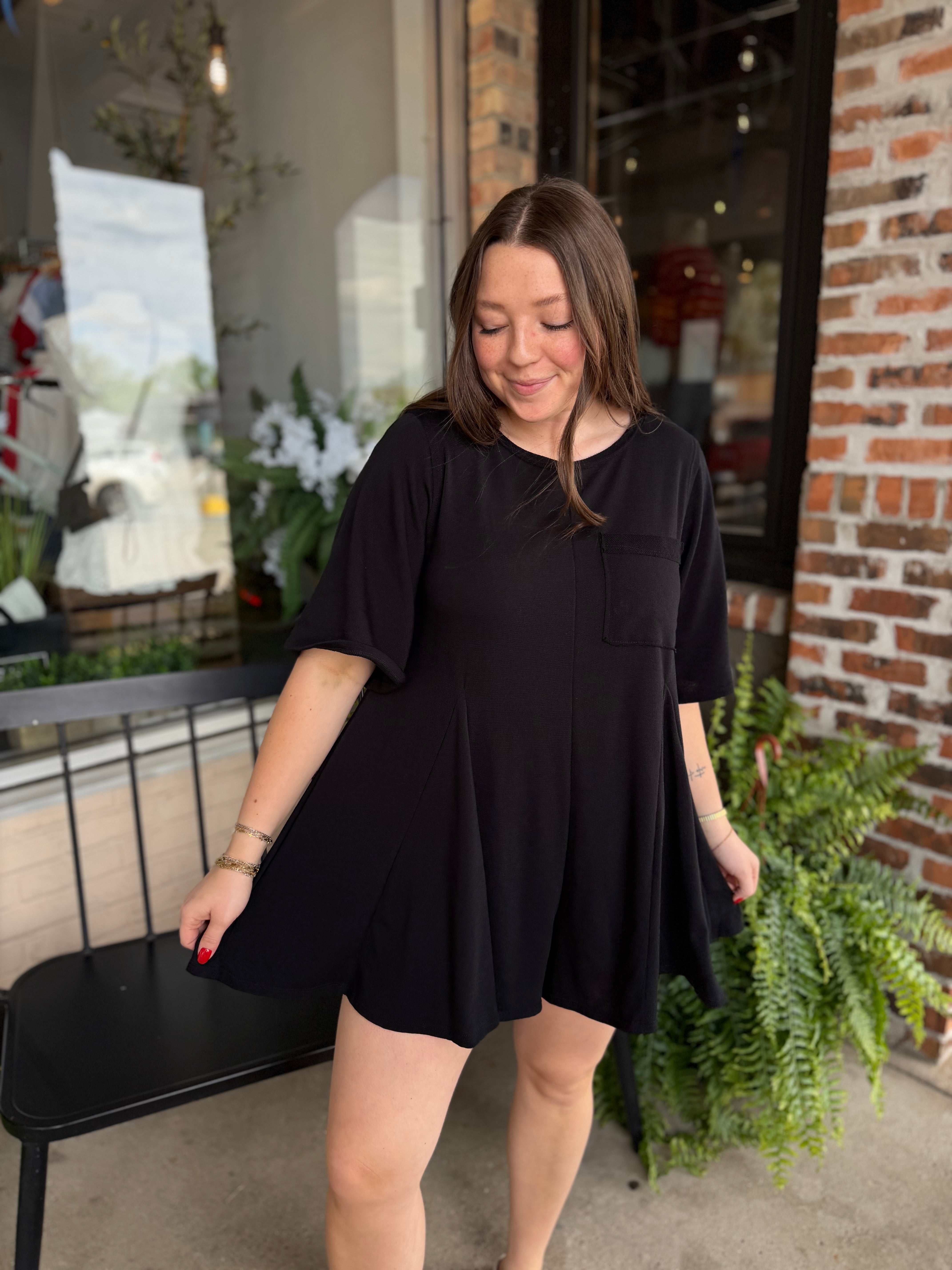 Black T-Shirt Romper