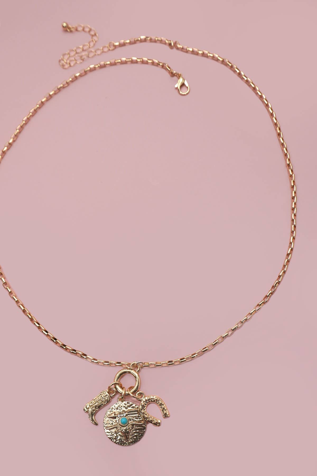 WESTERN BOOT HORSESHOE Necklace