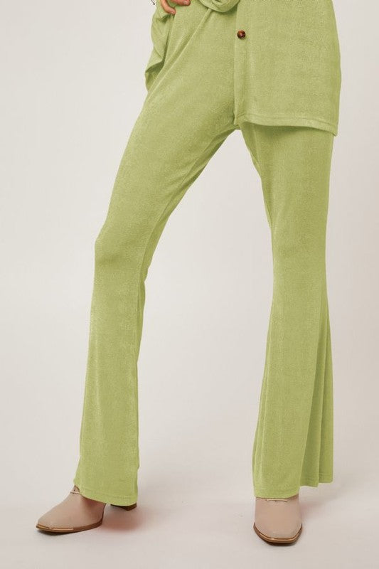 Sage Shimmer Pants - FINAL SALE
