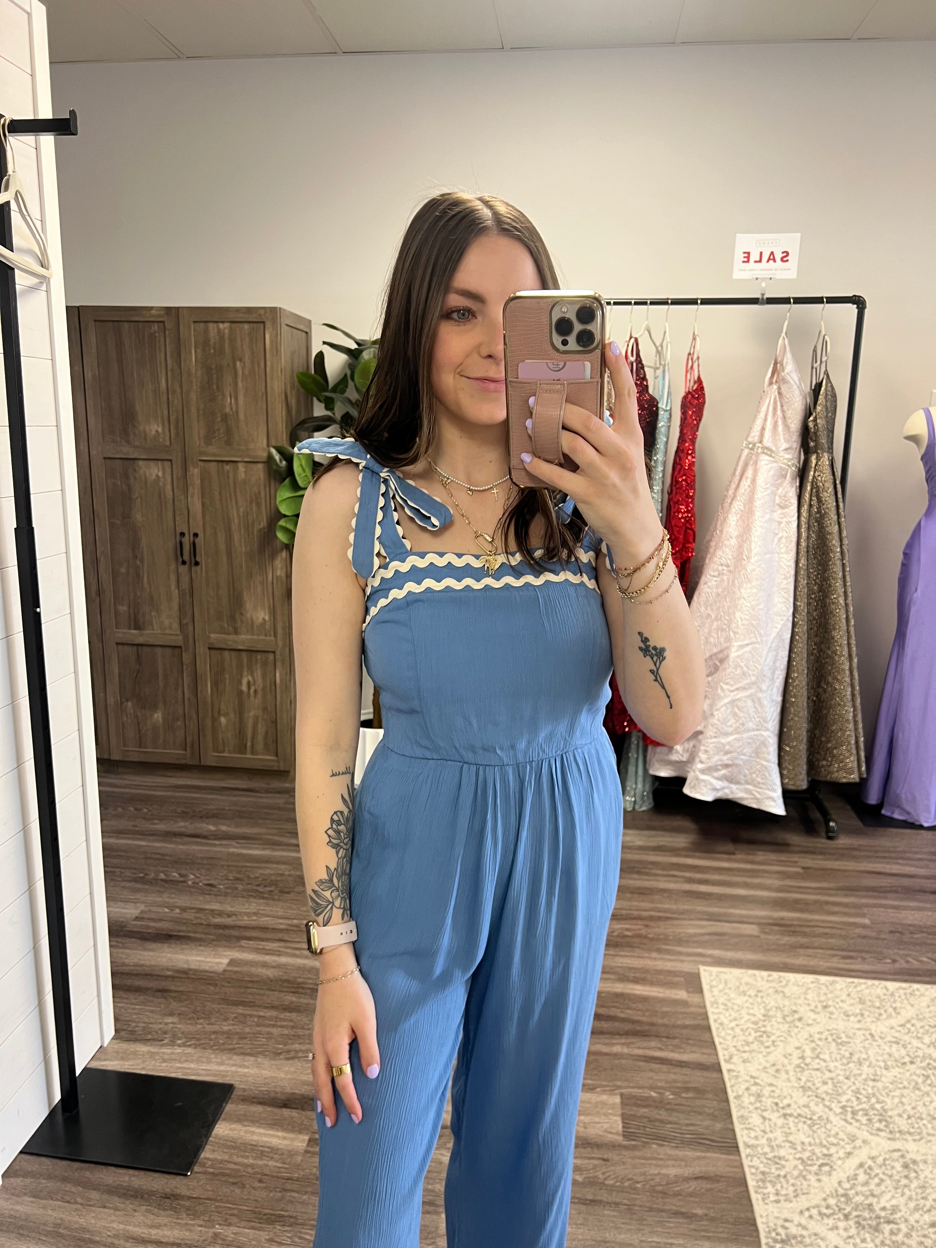 Chambray Bohemian Dream Jumpsuit