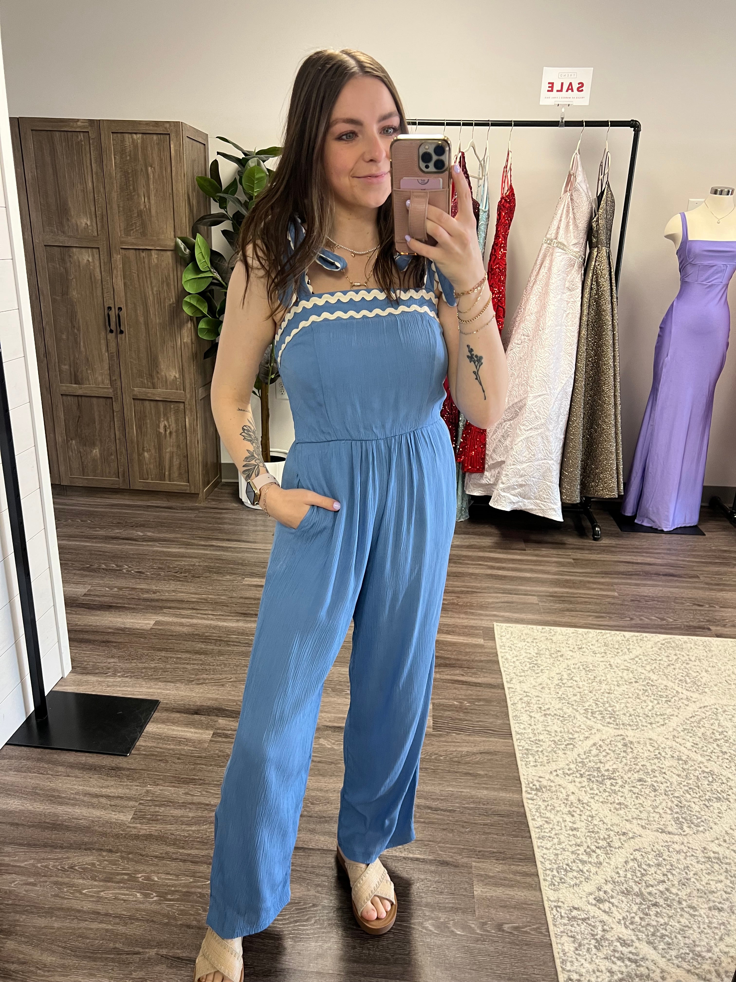 Chambray Bohemian Dream Jumpsuit