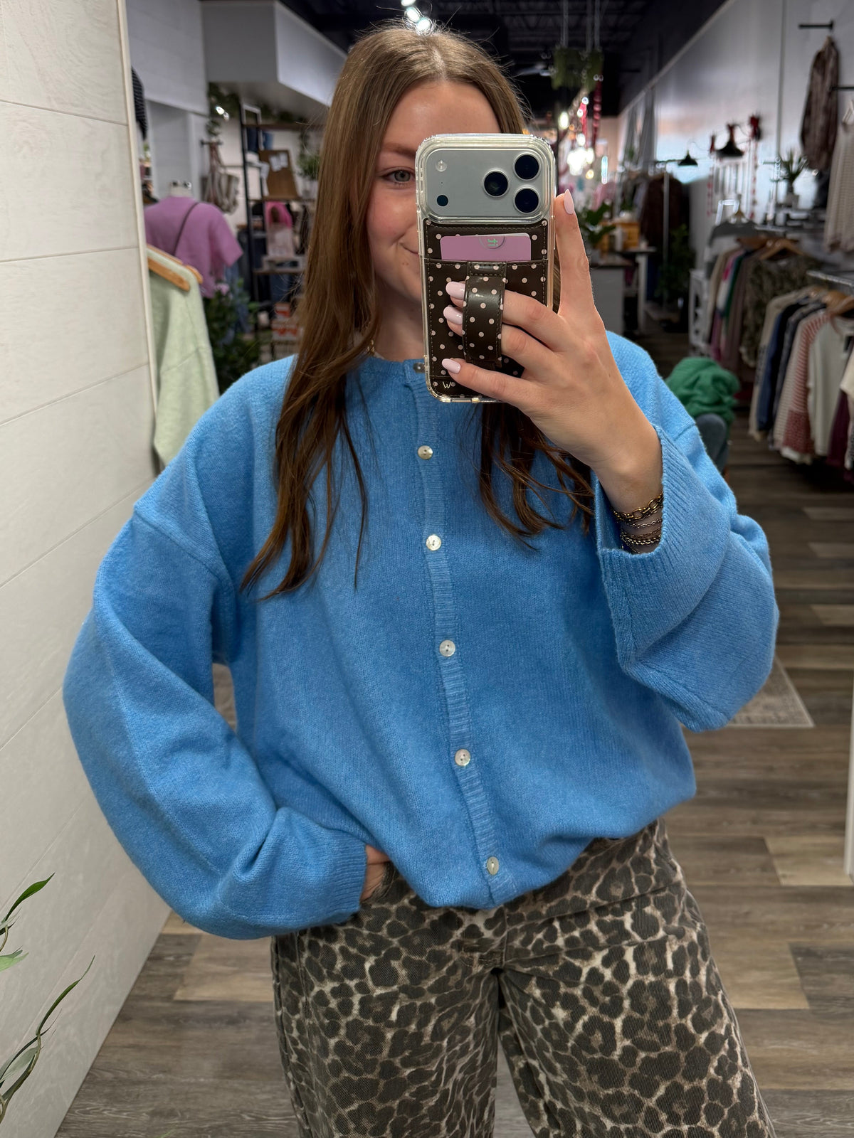 Blue Sweater Cardigan