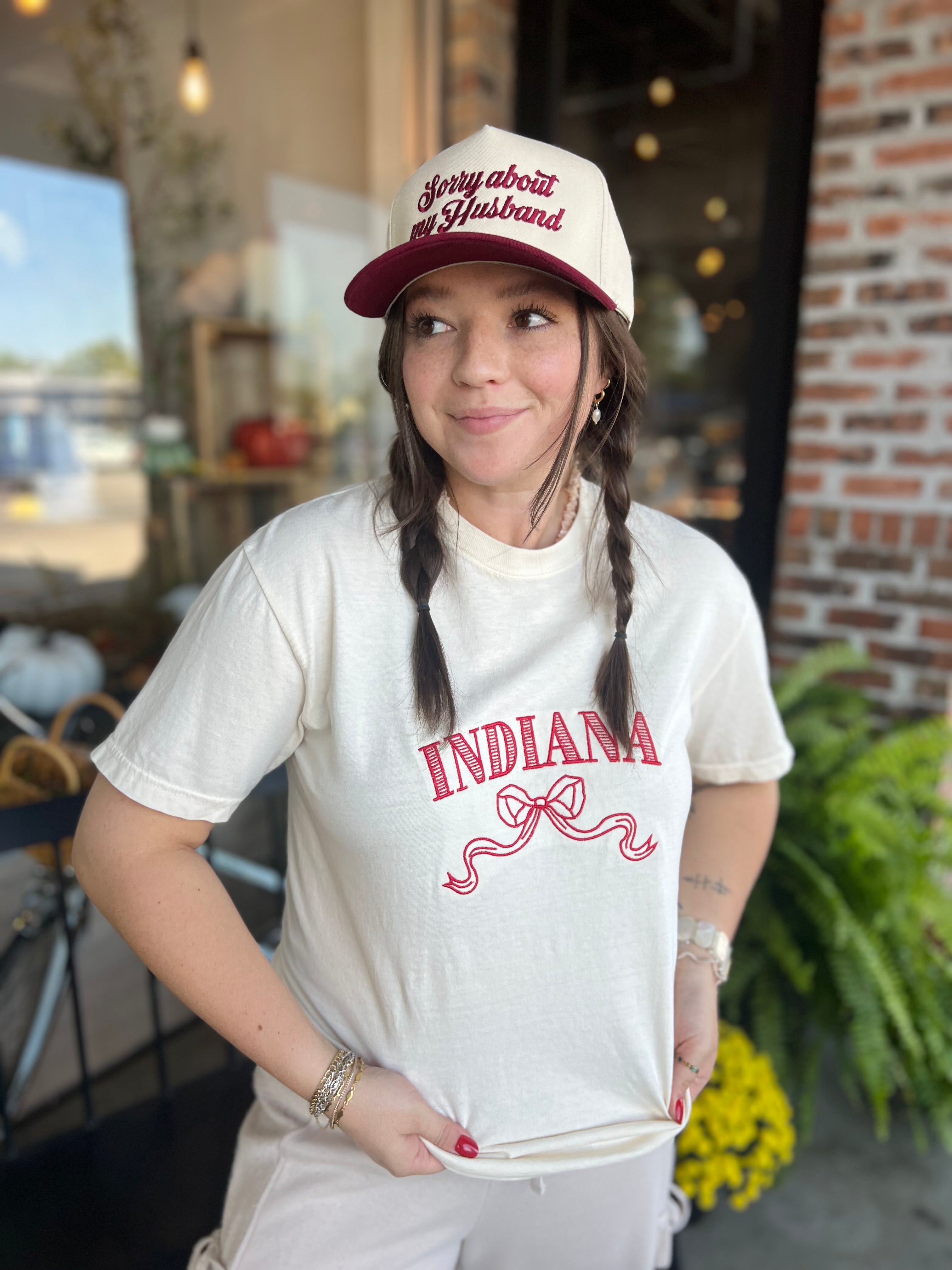 Indiana Embroidered T-Shirt