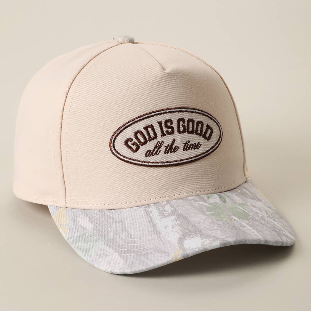 GOD IS GOOD All The Time Baseball Cap