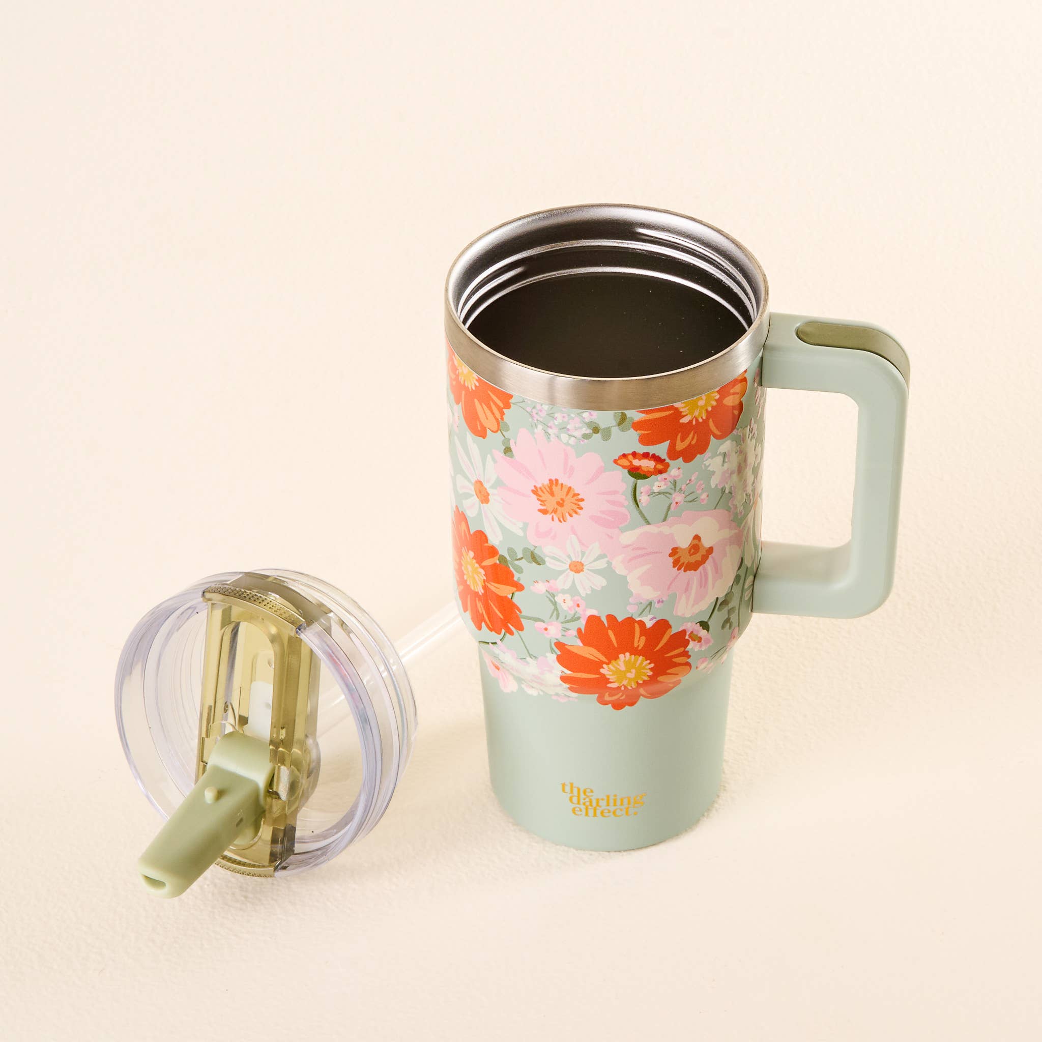 20 oz Flip Straw Tumbler - Bouquet Beauty Sage - FINAL SALE