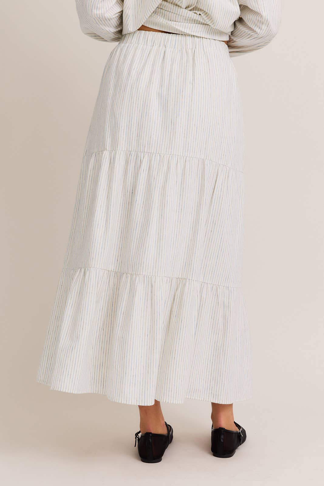 Blue and White Stripe Skirt - FINAL SALE
