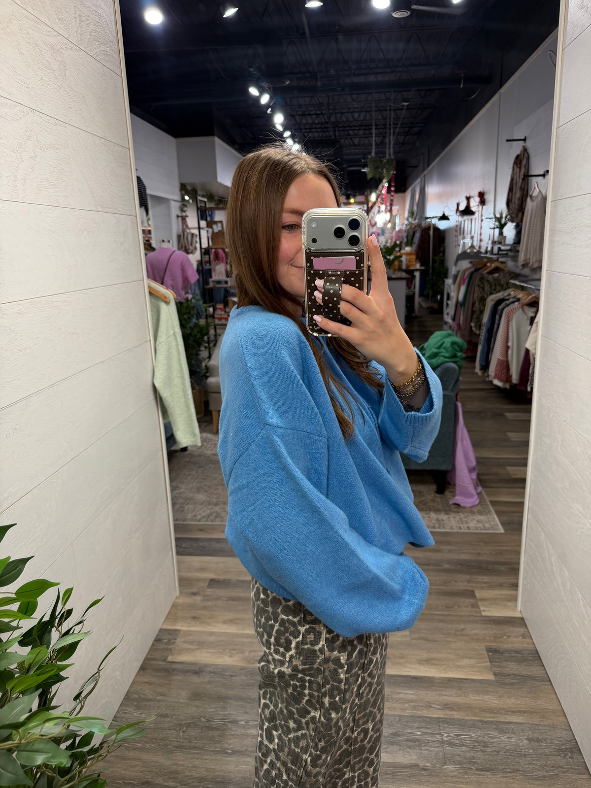 Blue Sweater Cardigan