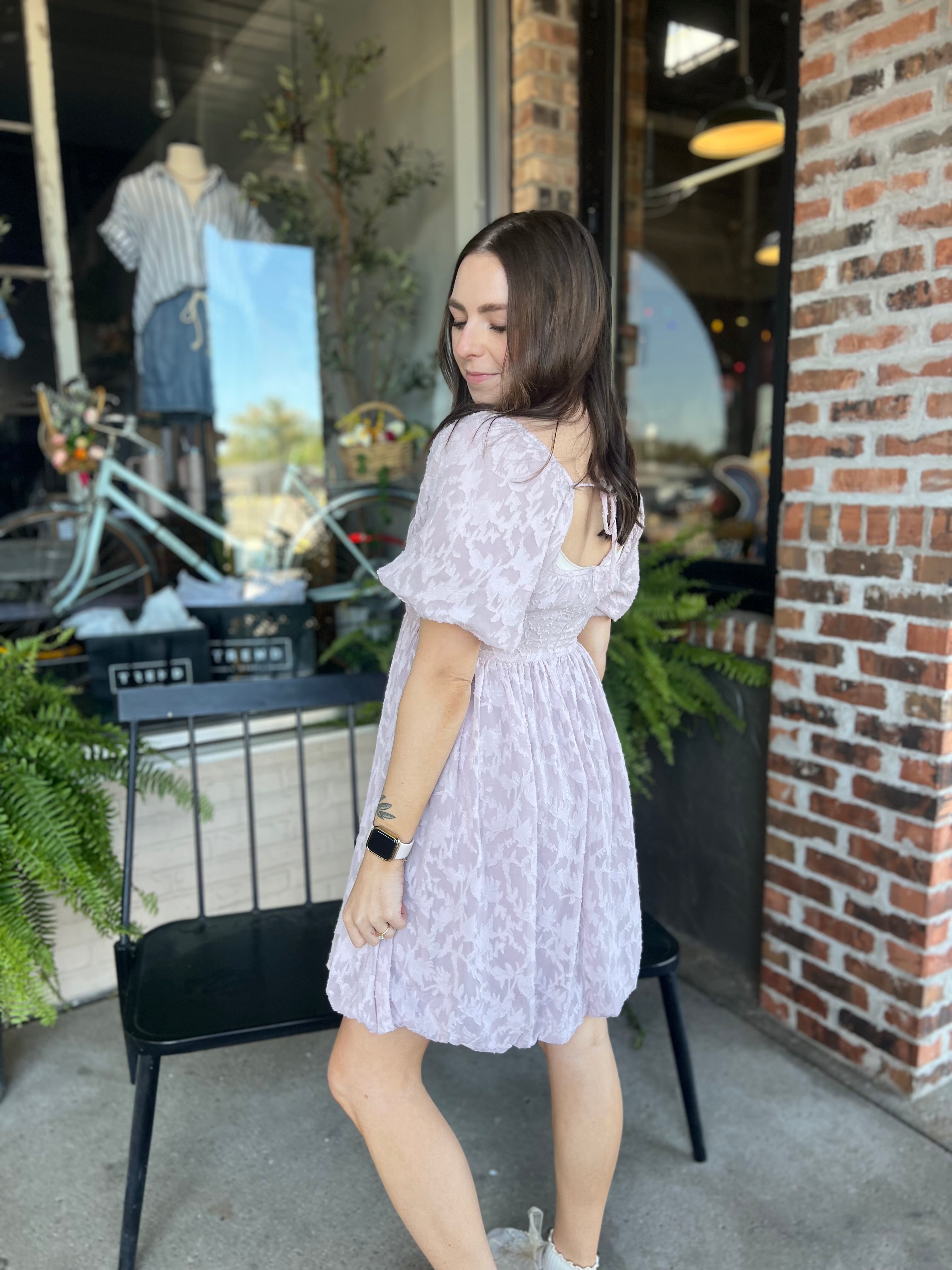 Lilac Bubble Dress