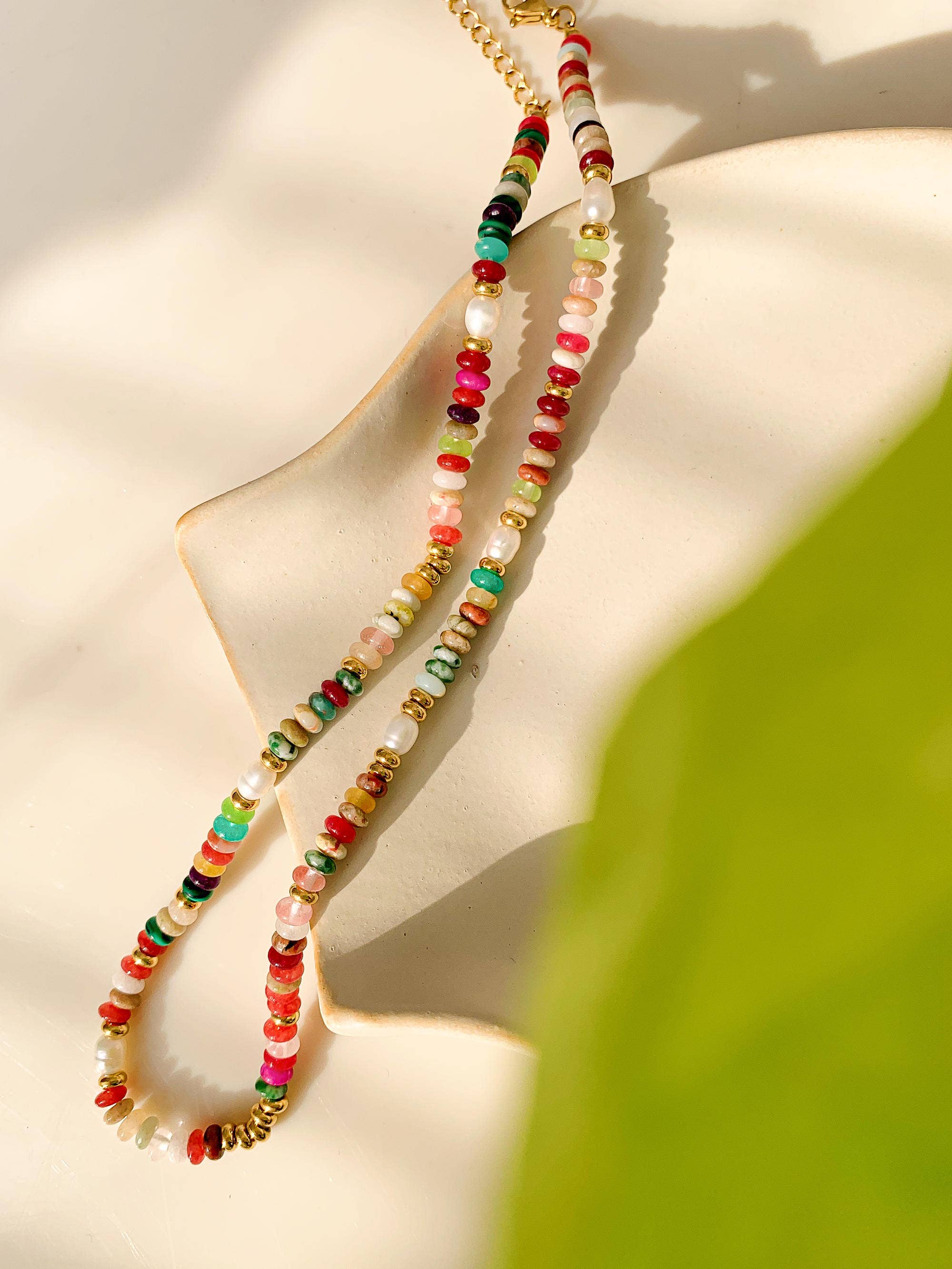 Sunny Non-Tarnish Beaded Necklace