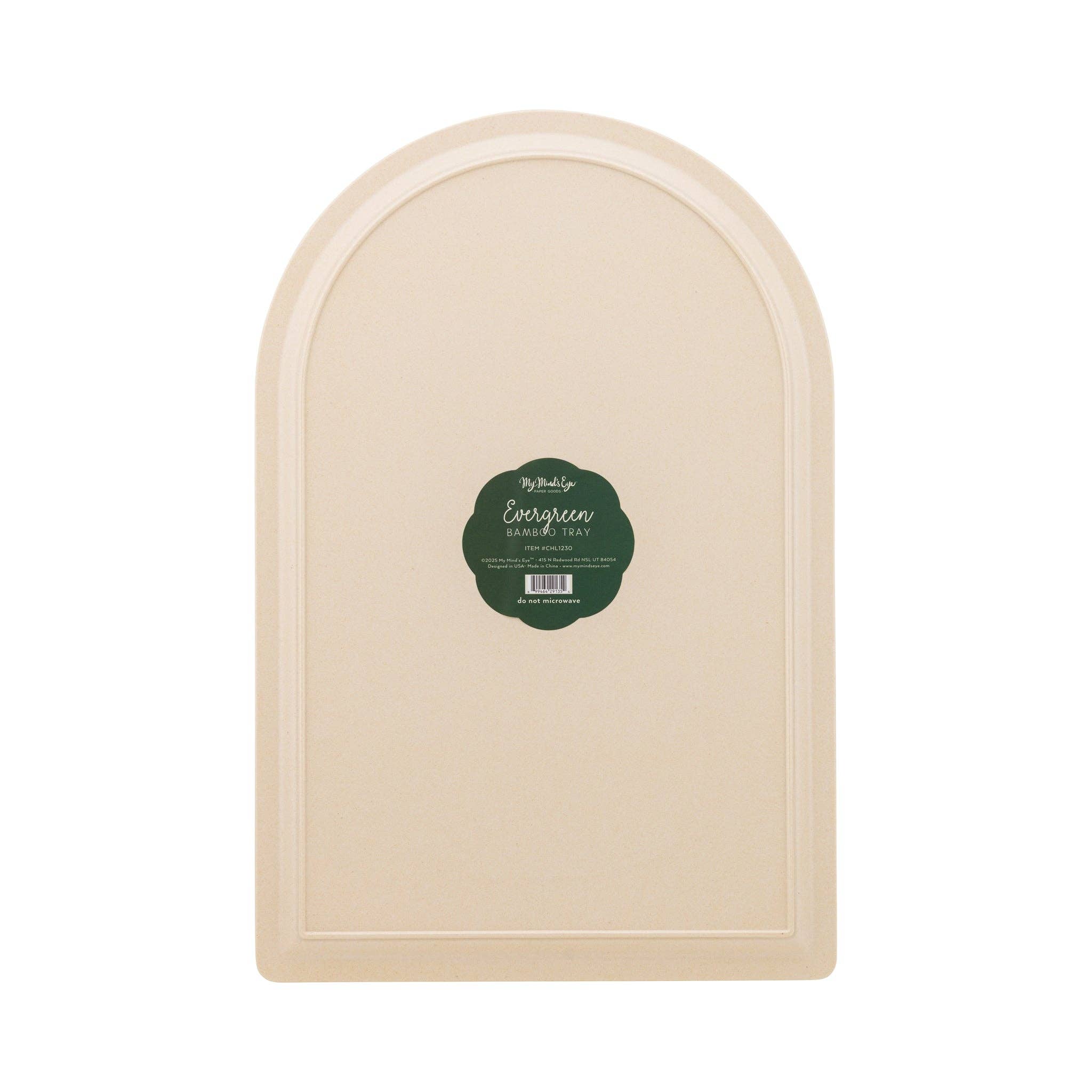 Christmas Tree Bamboo Tray