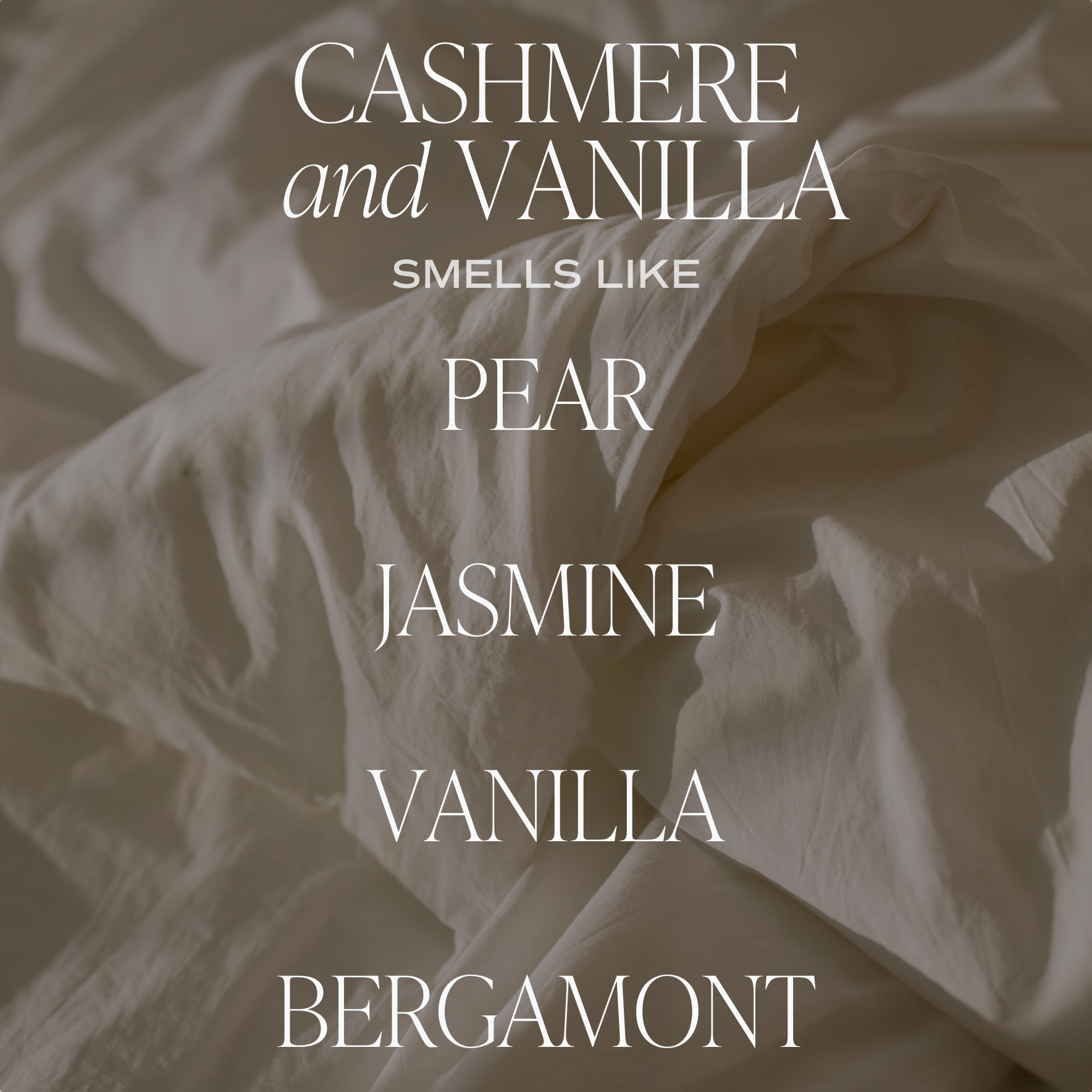 Cashmere and Vanilla 11 oz