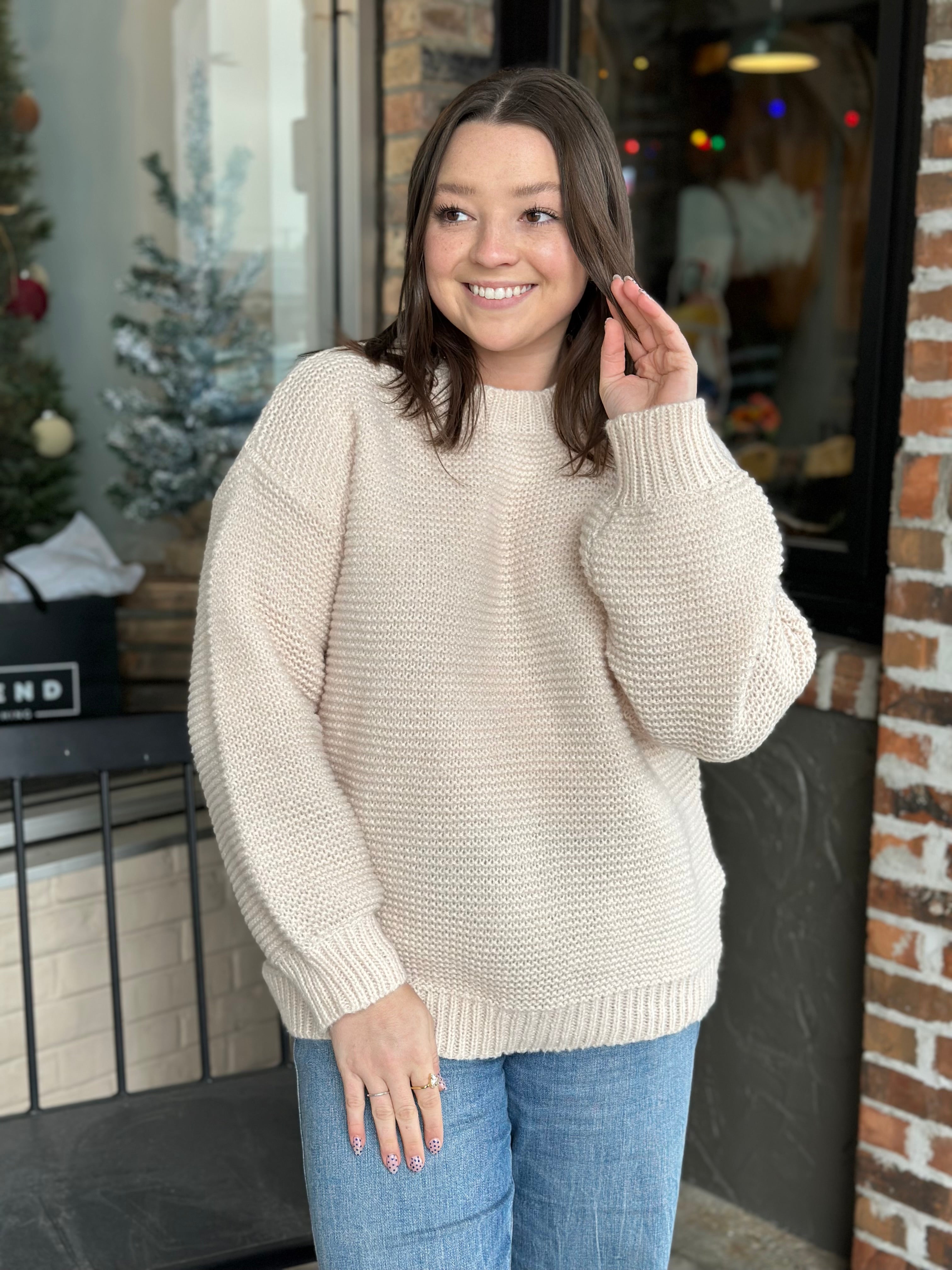 Champagne Chunky Sweater