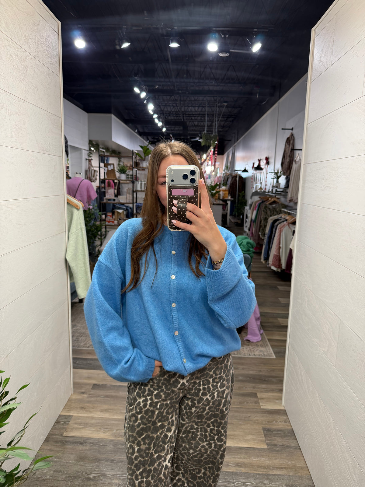 Blue Sweater Cardigan