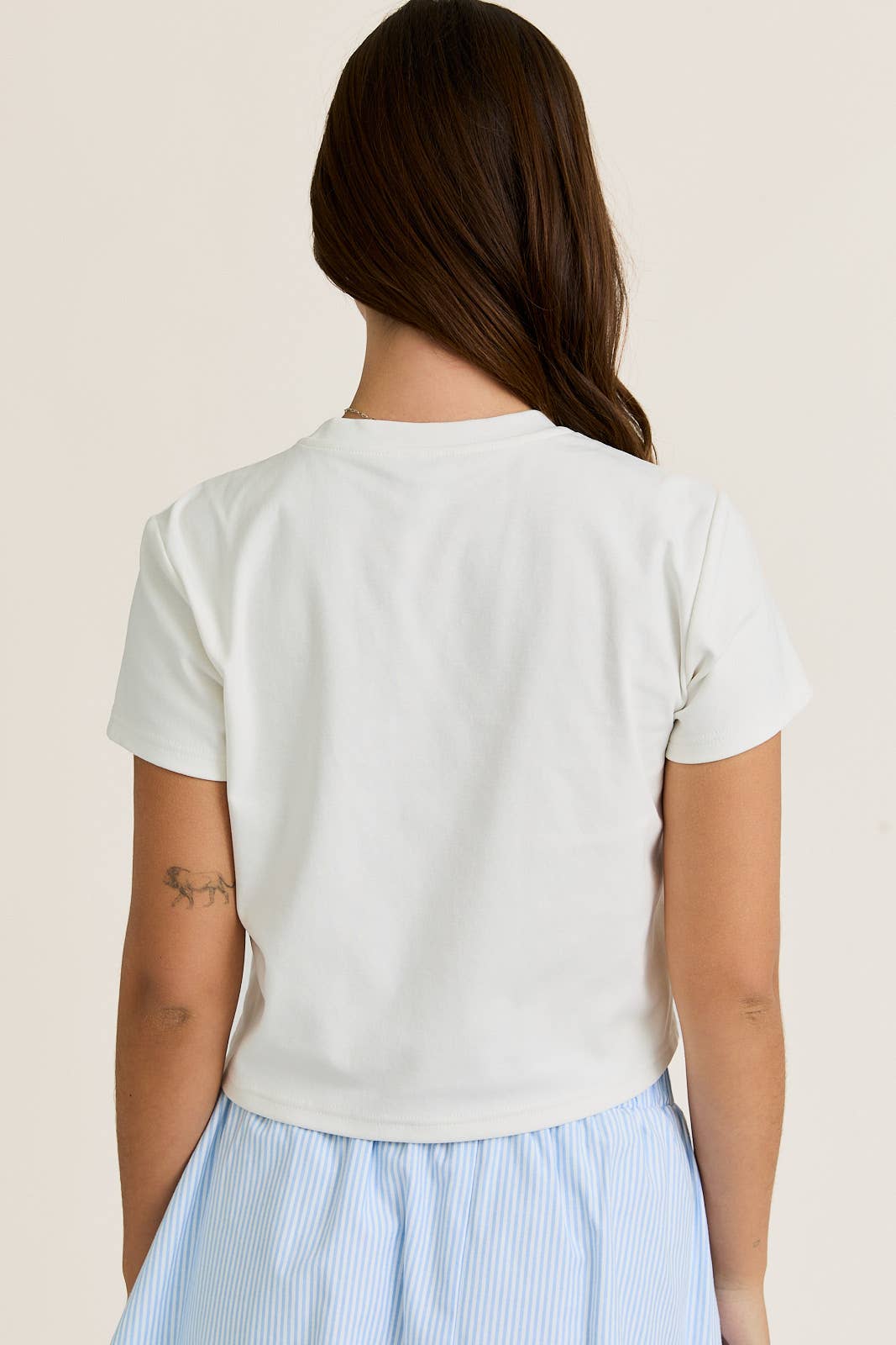 COWGIRL GRAPHIC BABY TEE - FINAL SALE