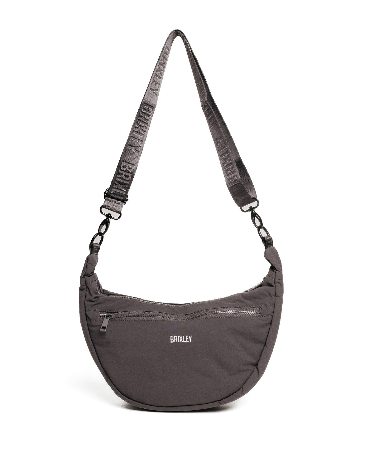 Gray Crescent Bag