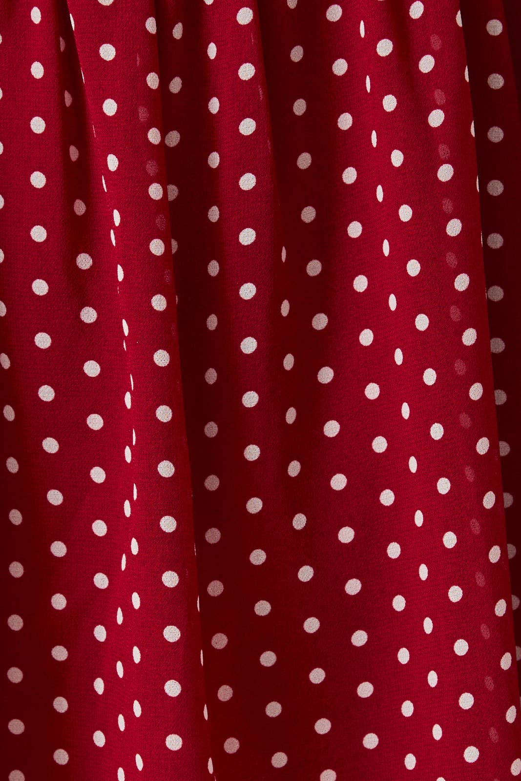 Red Polka Dot Halter Neck Dress