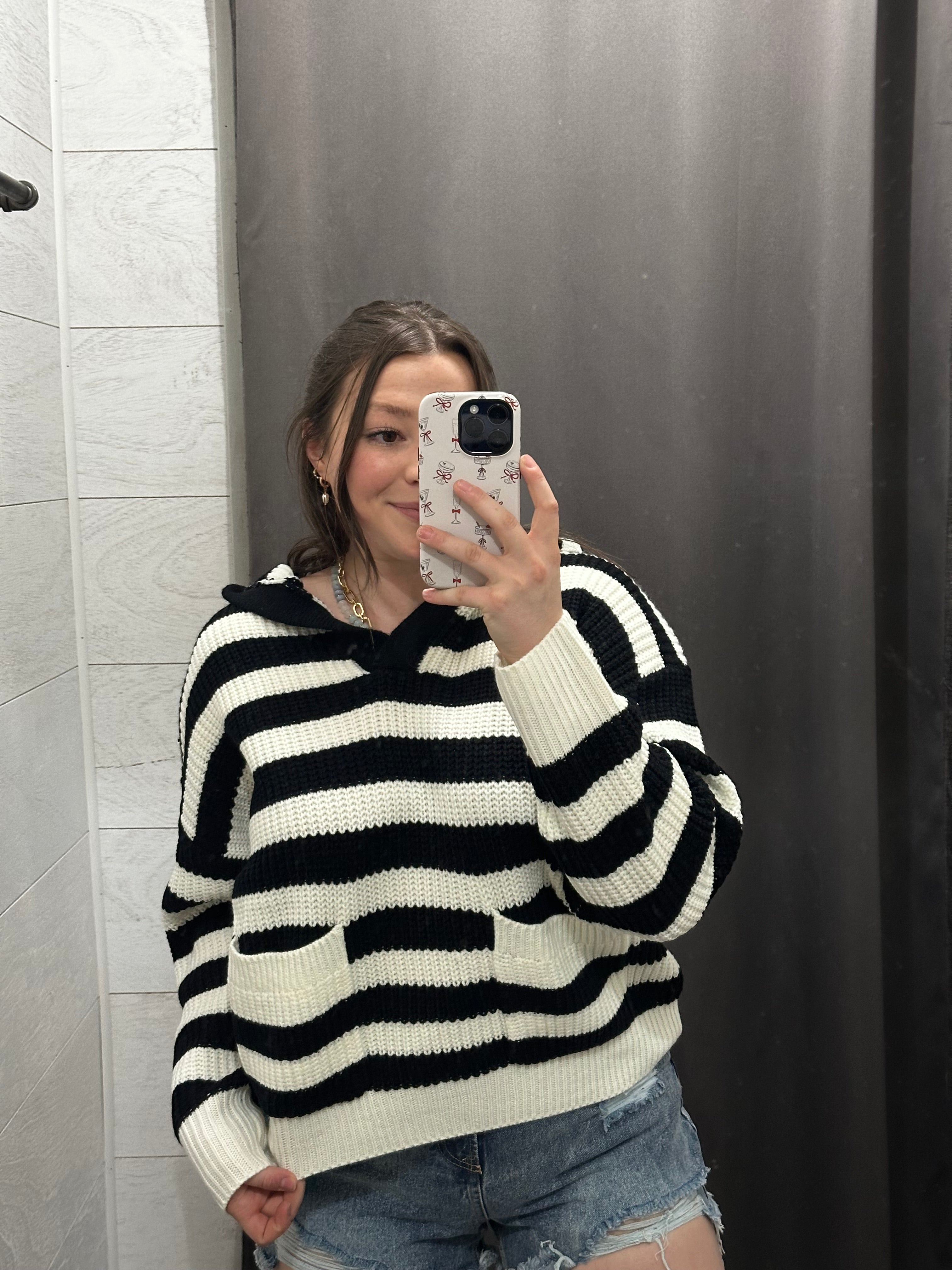 Front Patch Pocket Sweater