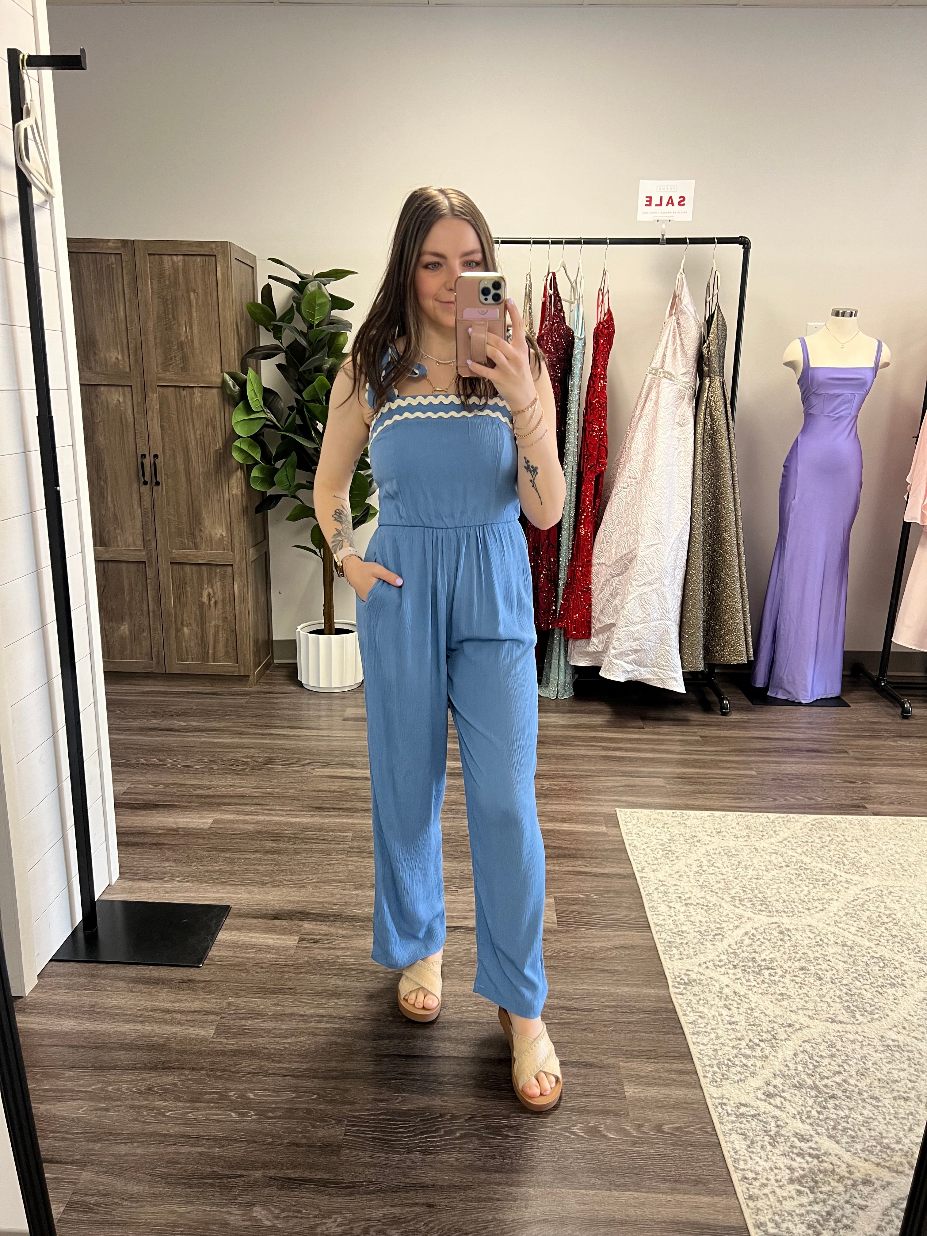 Chambray Bohemian Dream Jumpsuit