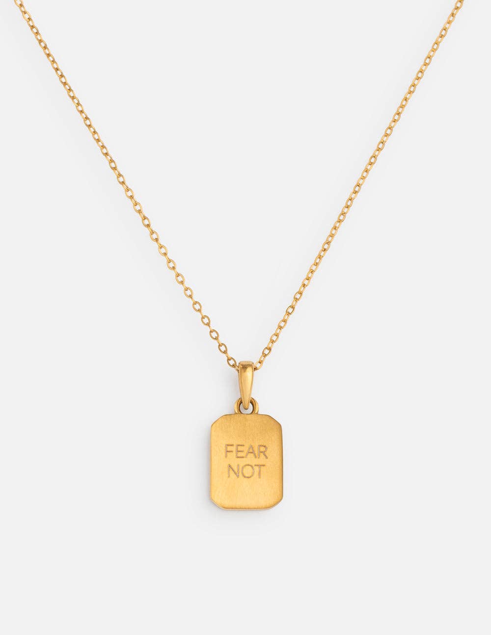 Cross Pendant Link Necklace