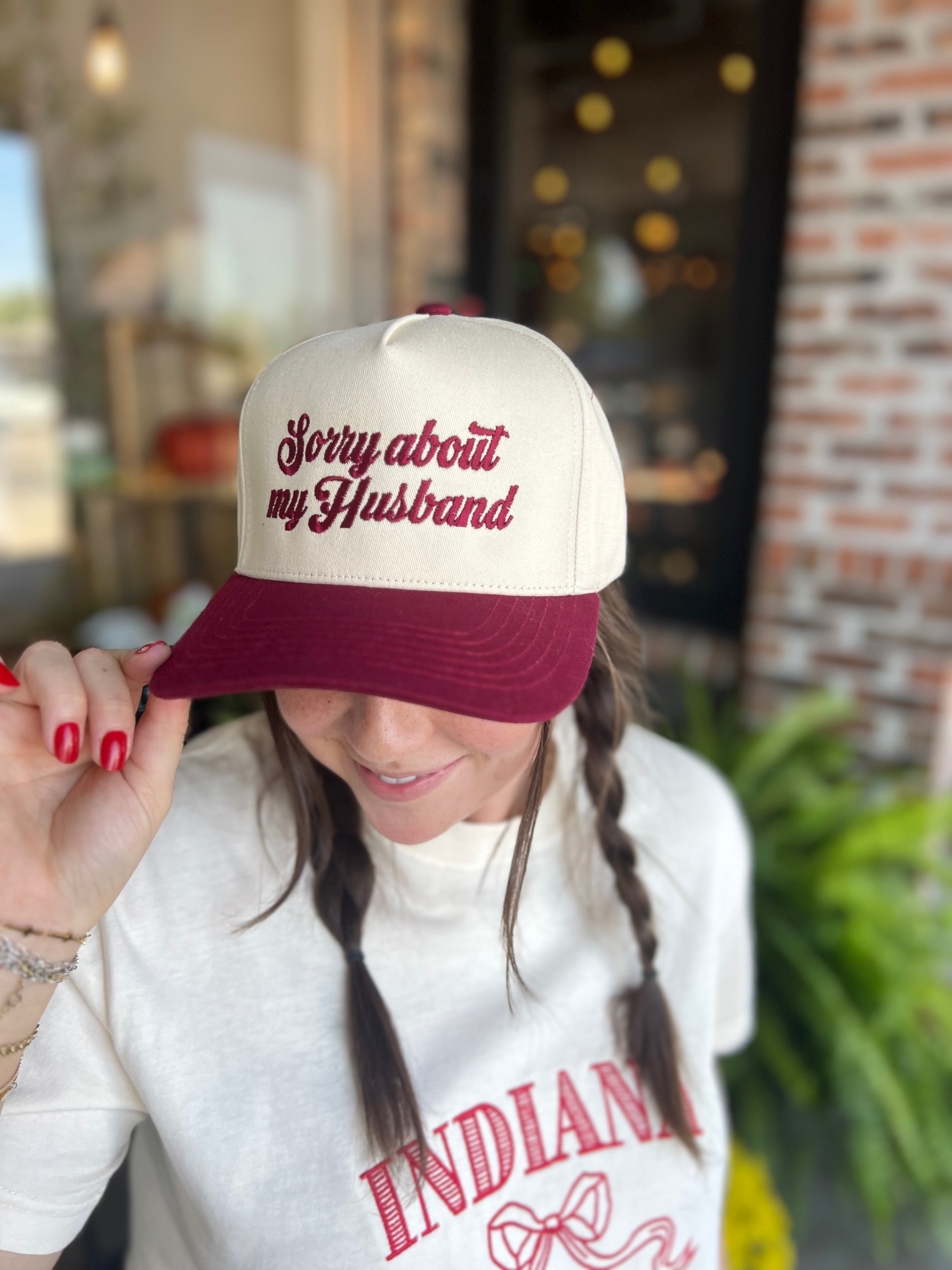 Sorry About My Husband Cap
