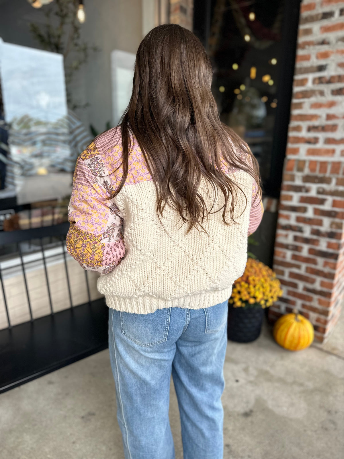 Blush Patch Print Jacket