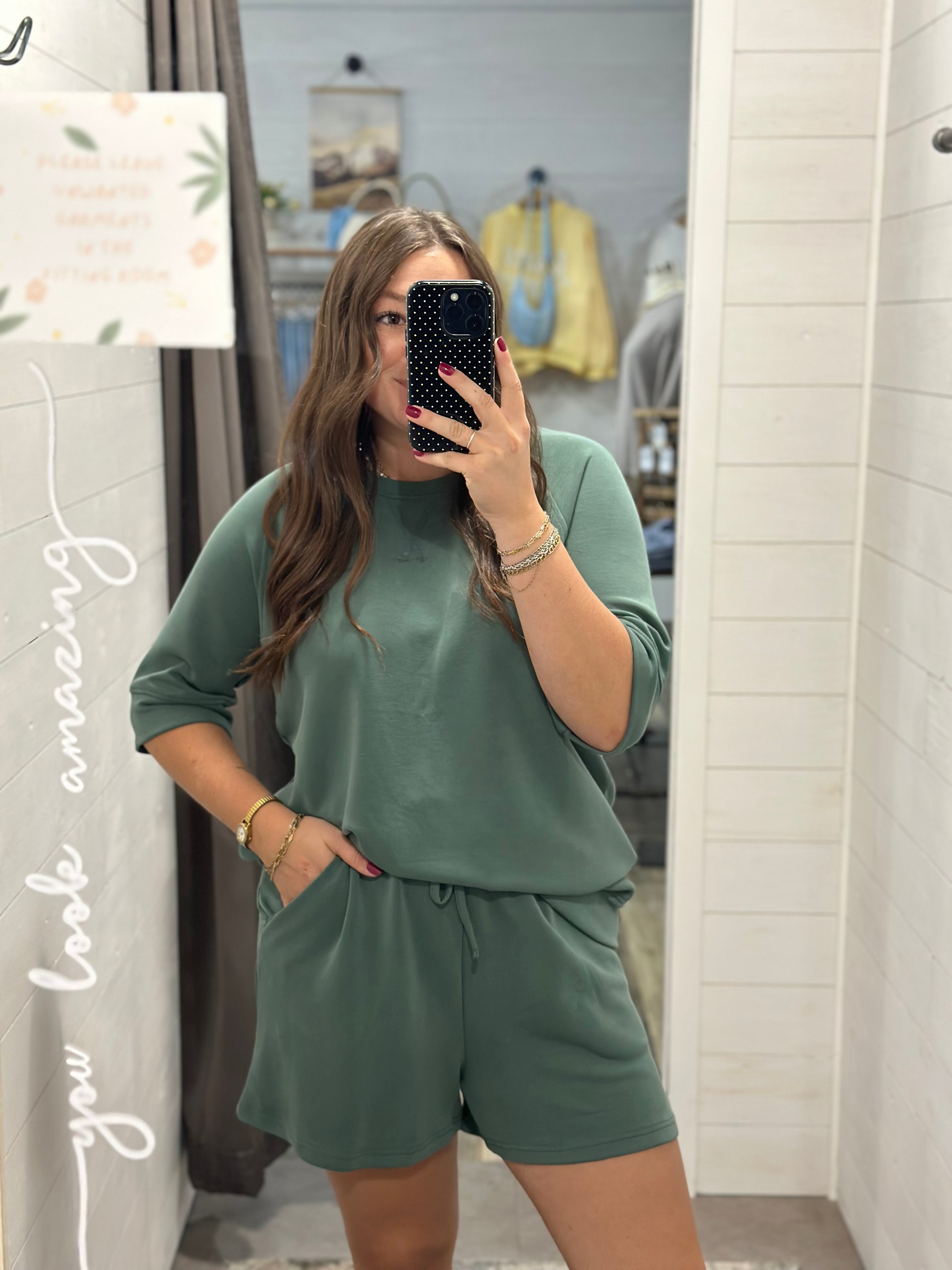 Green Laguna Shorts