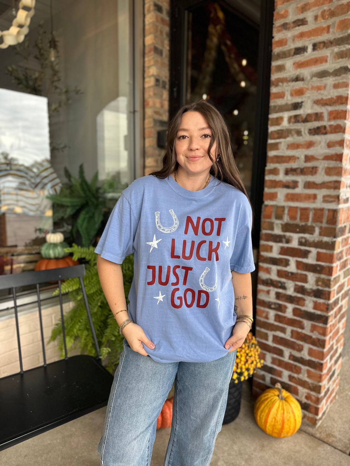 Not Luck Just God Tee