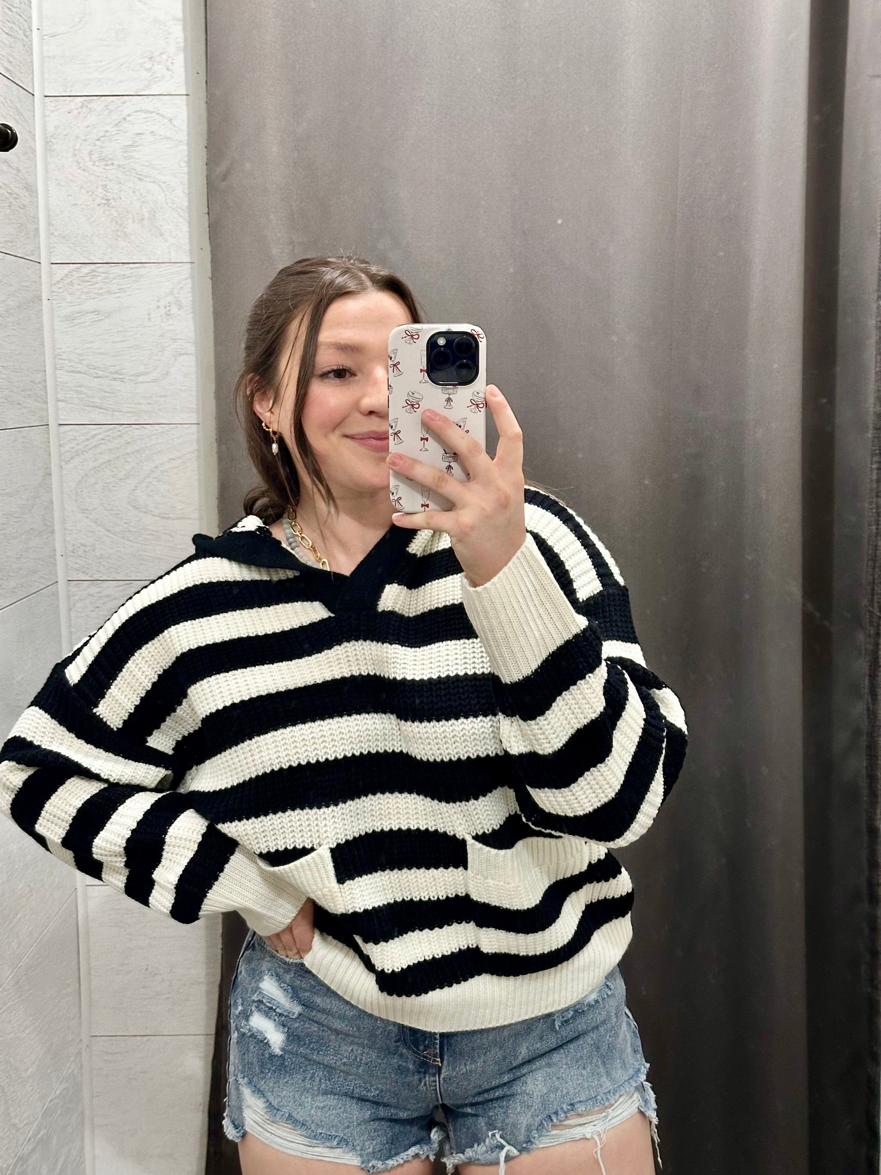 Front Patch Pocket Sweater